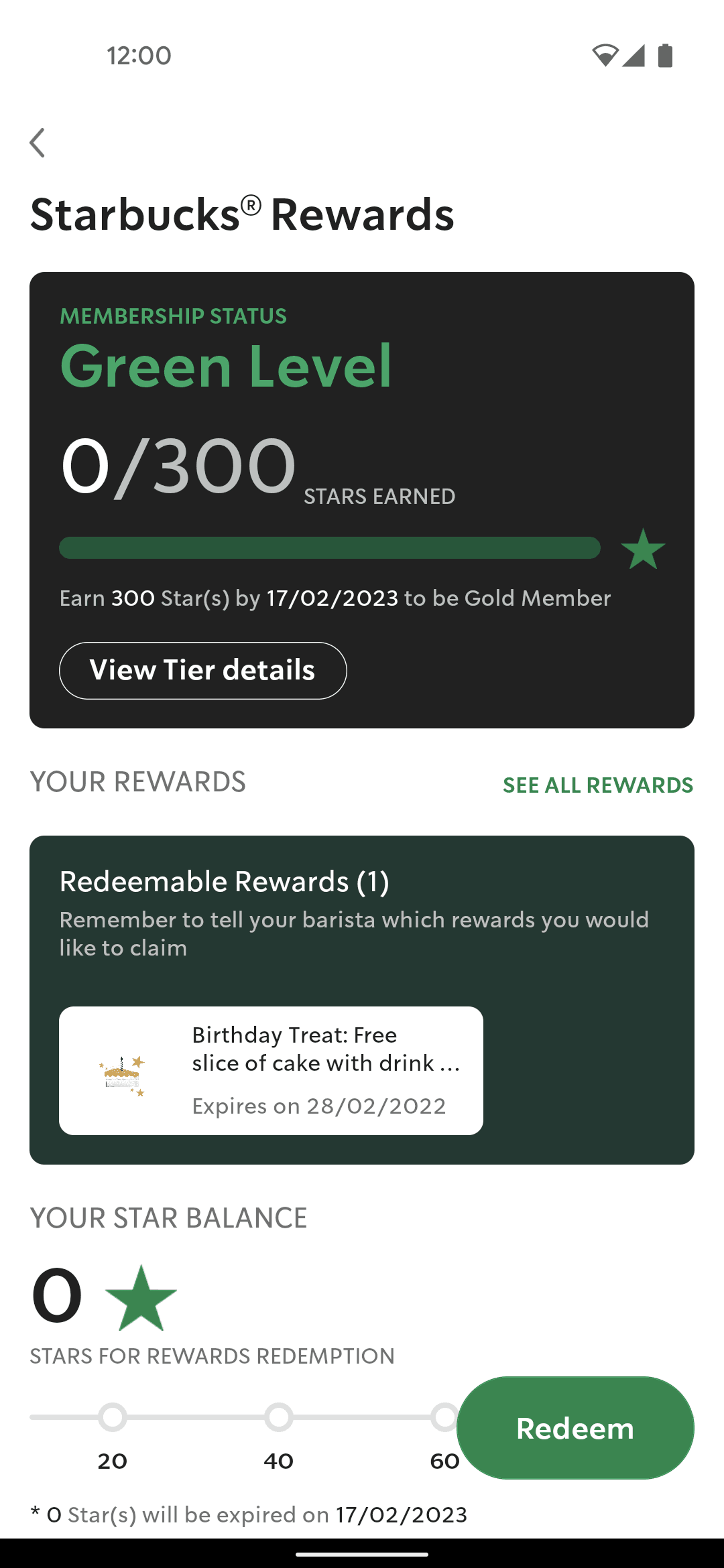 Starbucks Android Food & Drink interface screenshot 19
