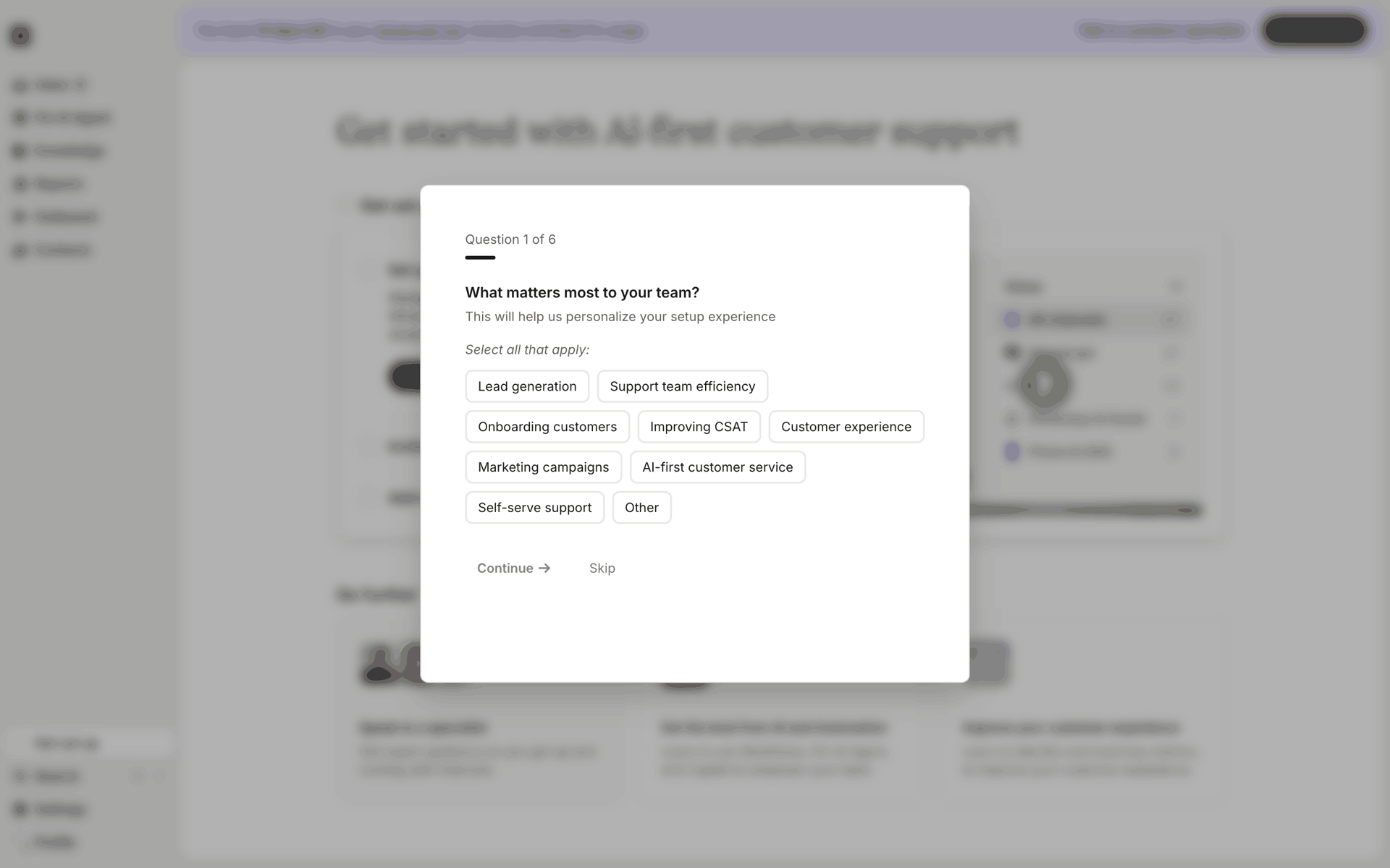 Intercom Web Business interface screenshot 21