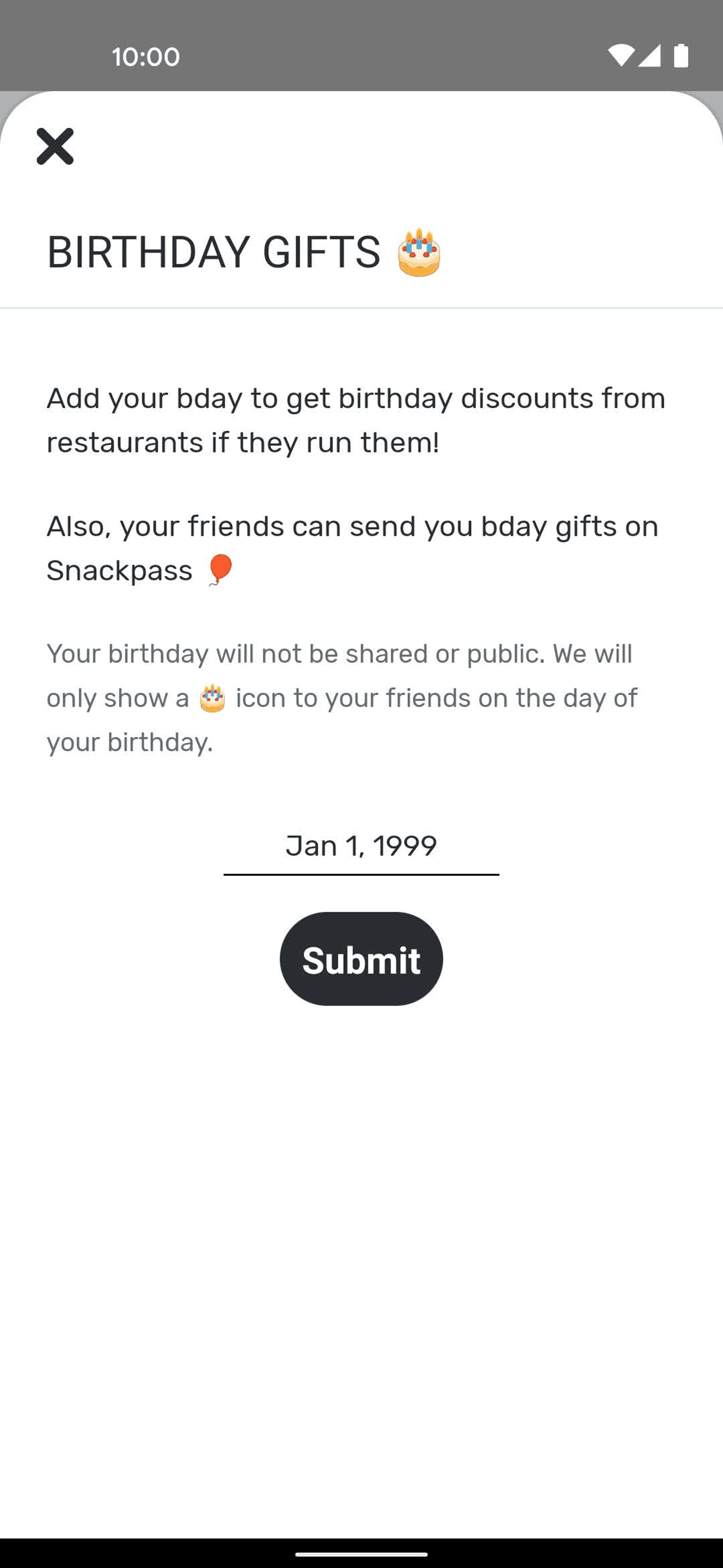 Snackpass Android Food & Drink interface screenshot 16