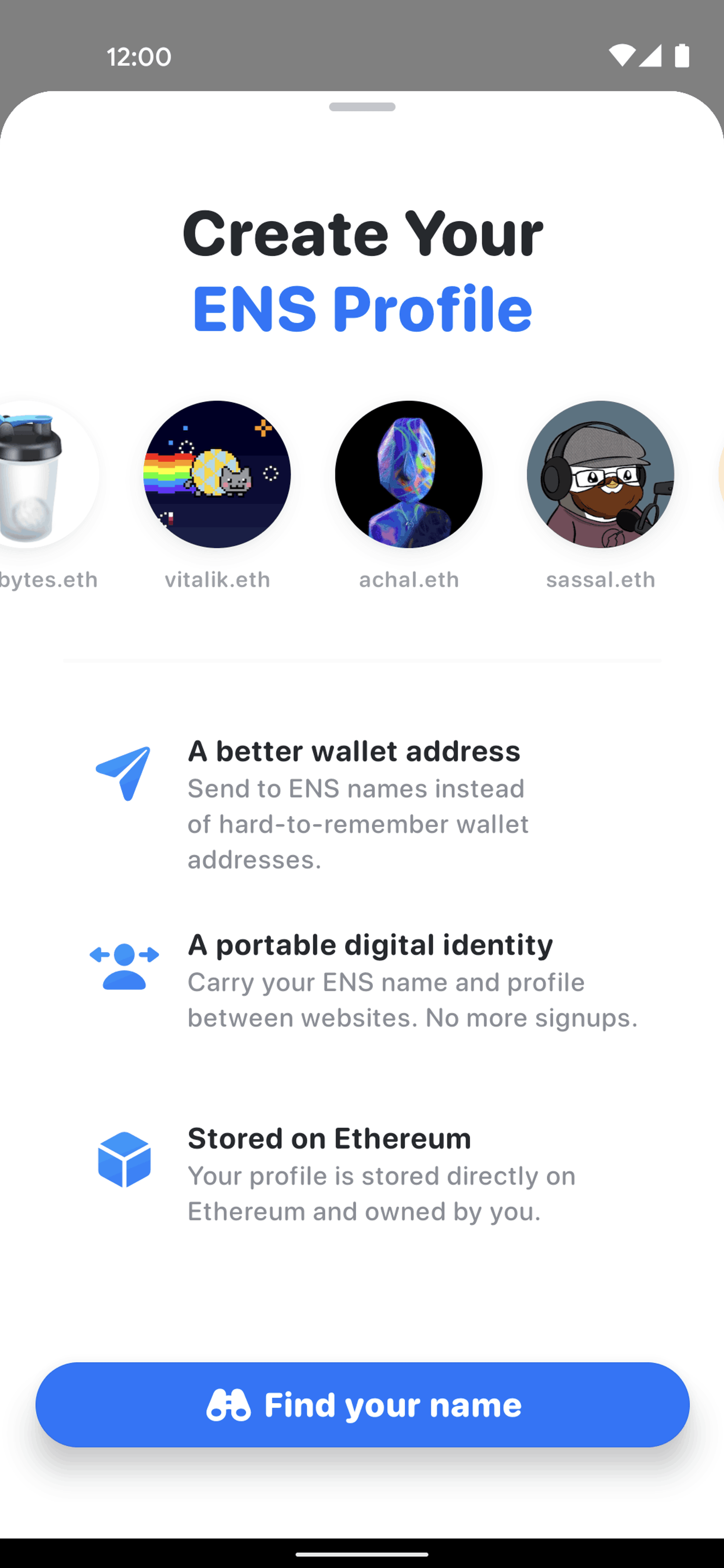 Rainbow Android Finance interface screenshot 19