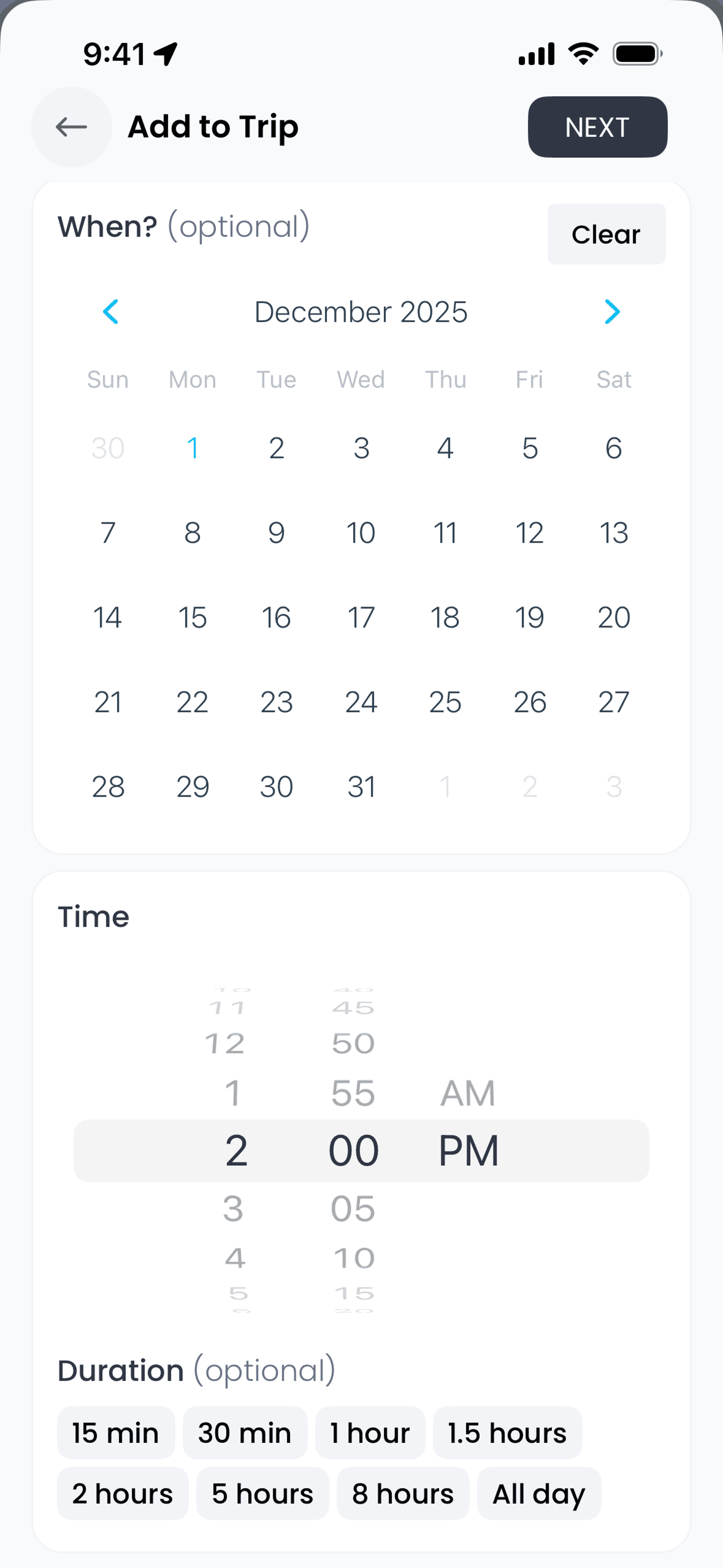 Pangea iOS Travel & Transportation interface screenshot 21