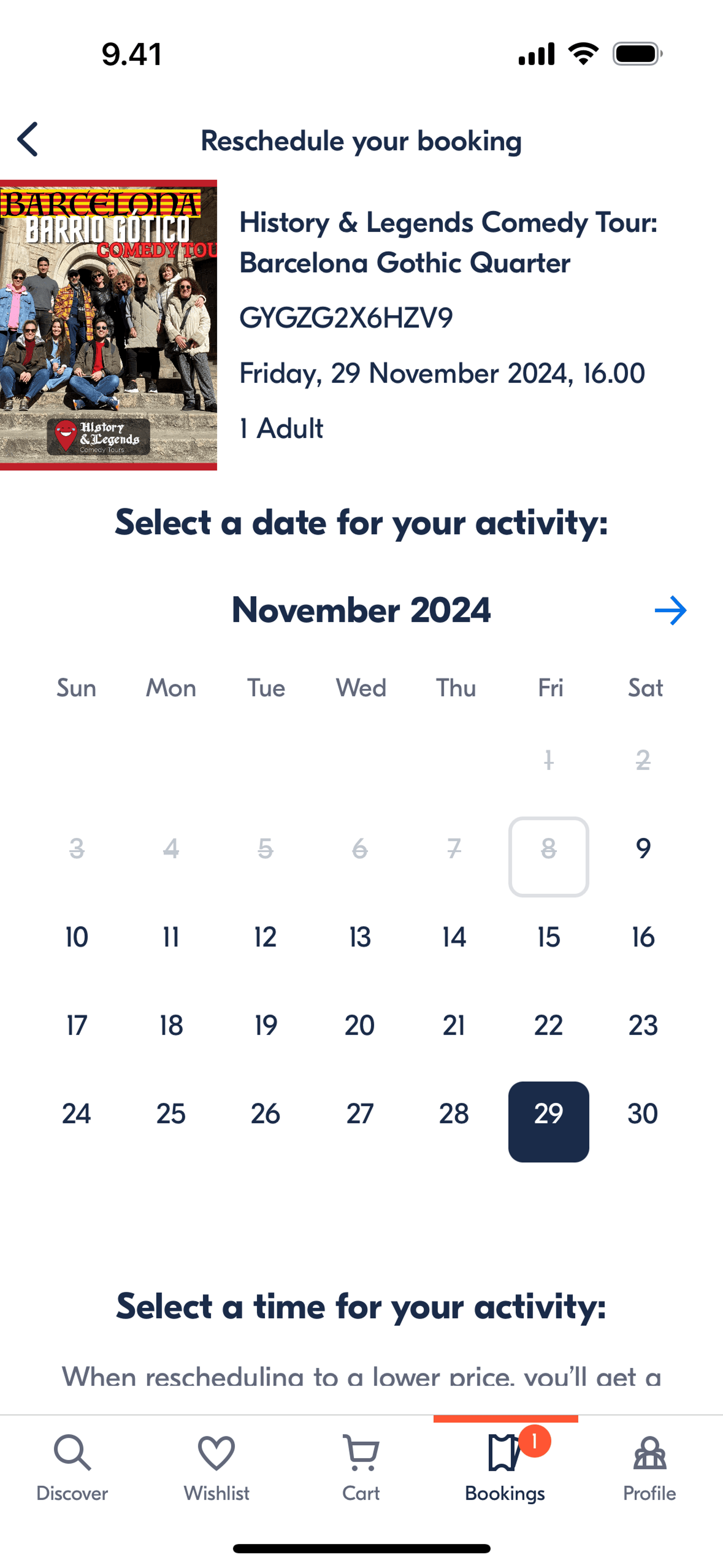 GetYourGuide iOS Travel & Transportation interface screenshot 16