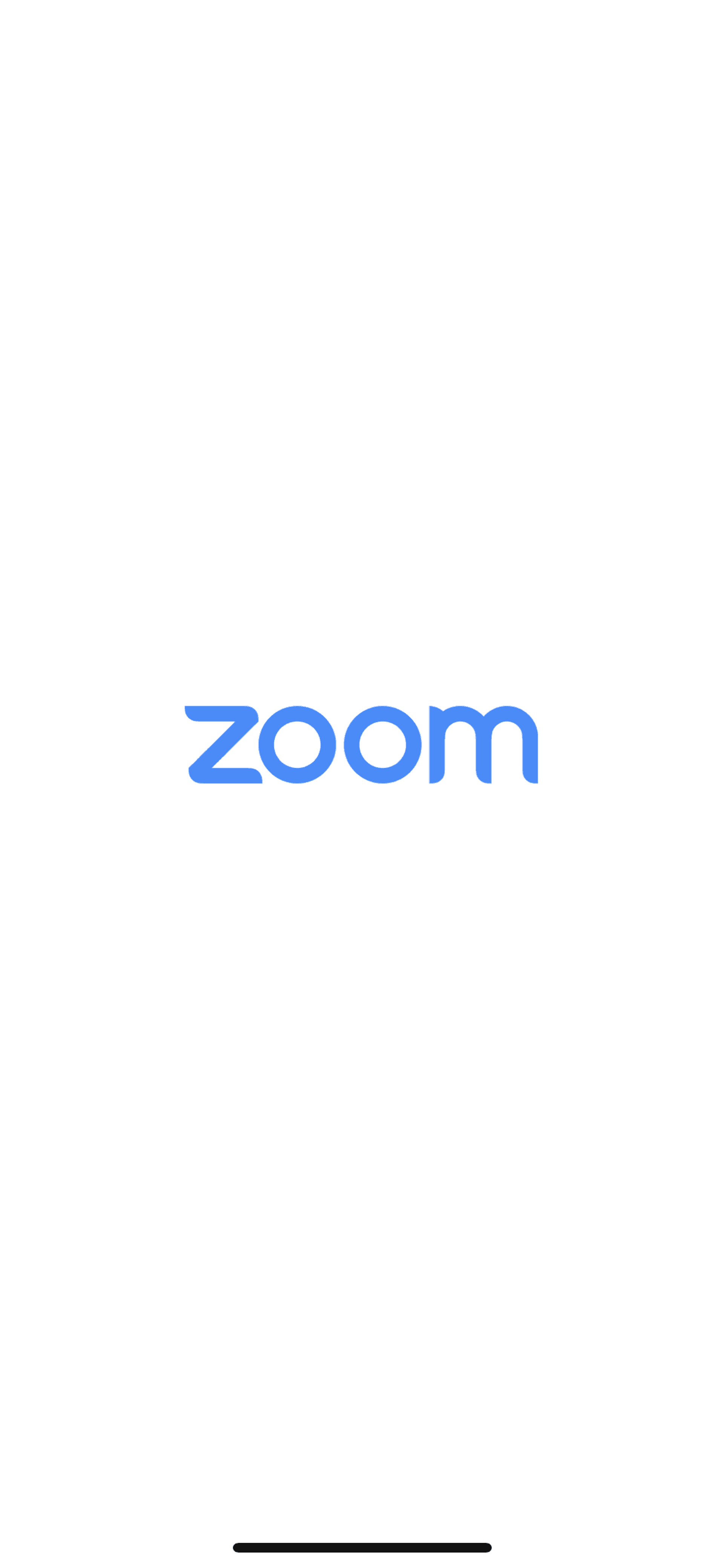 Zoom iOS Business interface screenshot 1
