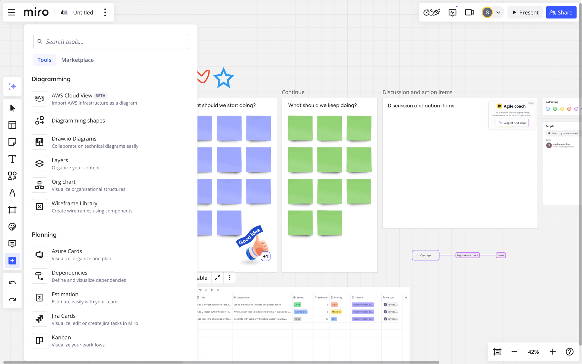 Miro Web Collaboration interface screenshot 18