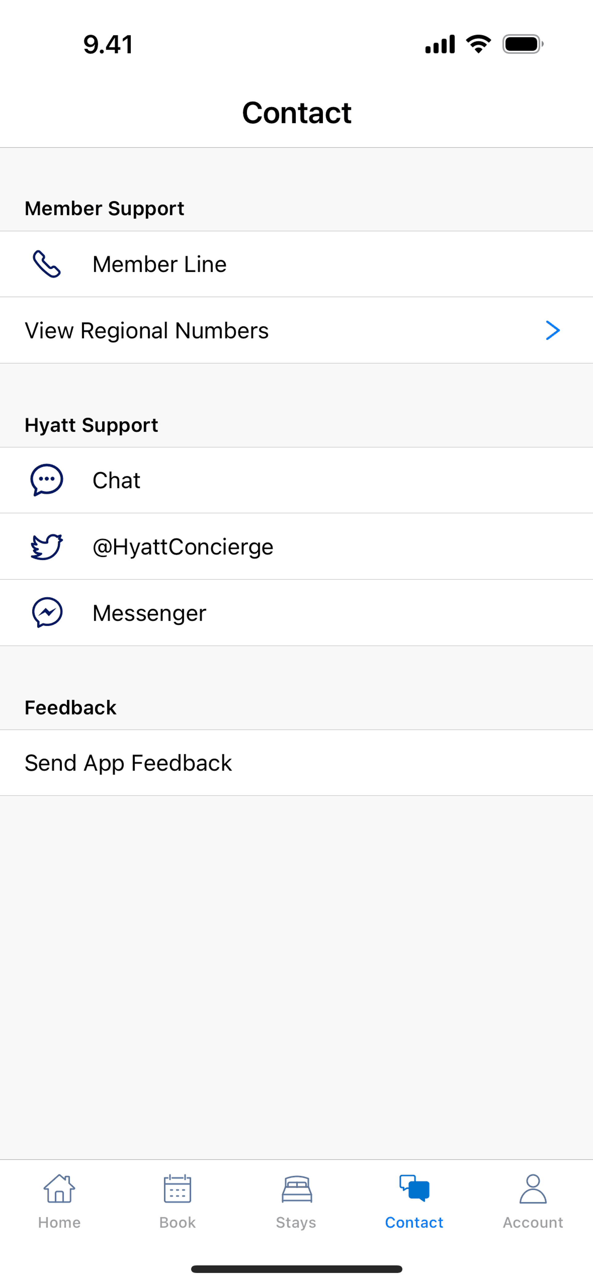 World of Hyatt iOS Travel & Transportation interface screenshot 11