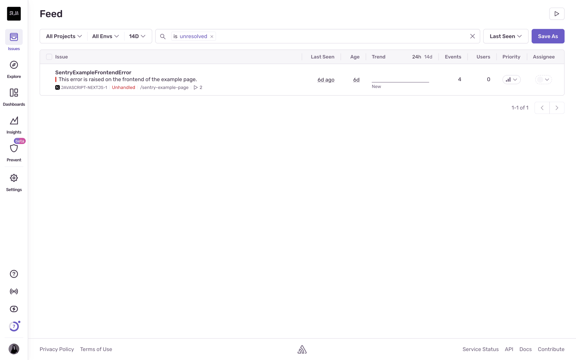Sentry Web Developer Tools interface screenshot 2