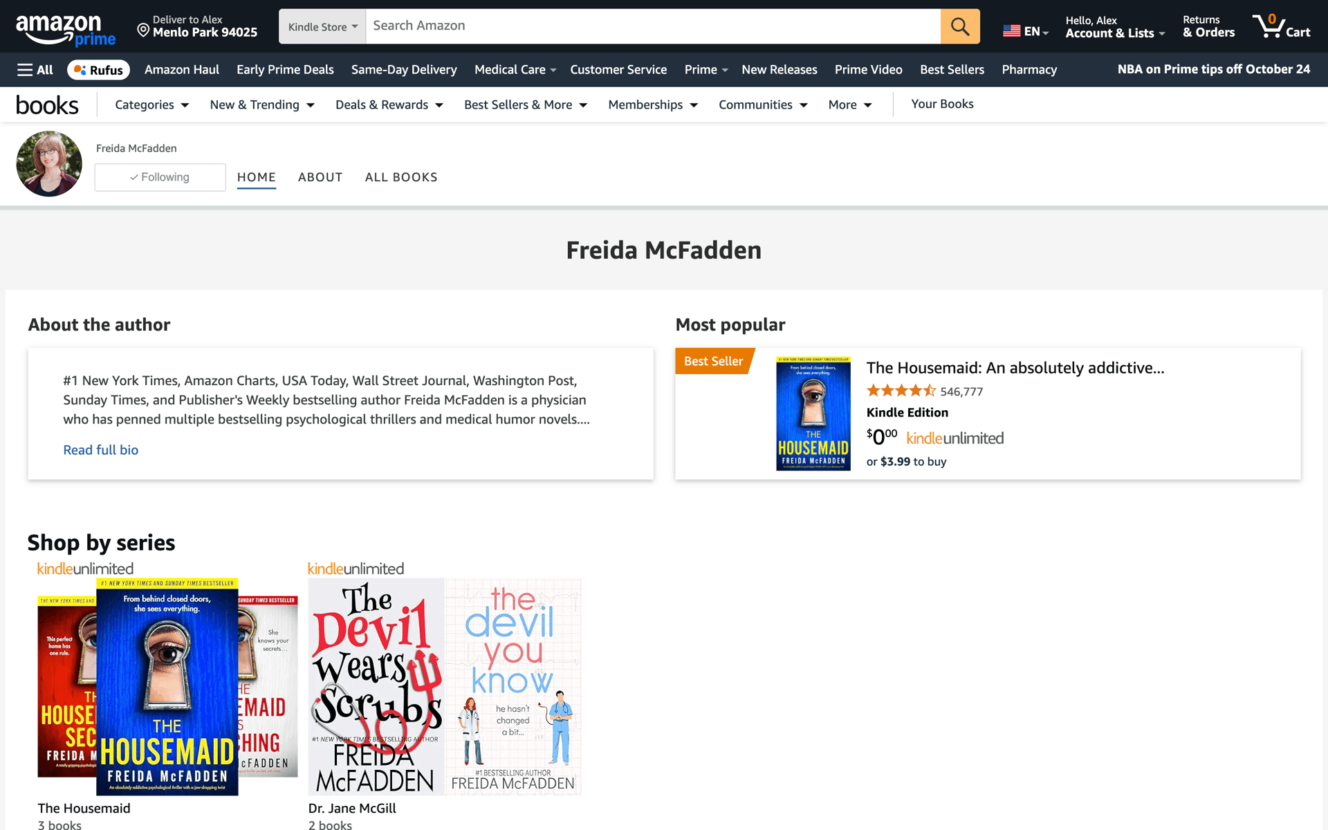 Amazon Web Shopping interface screenshot 24