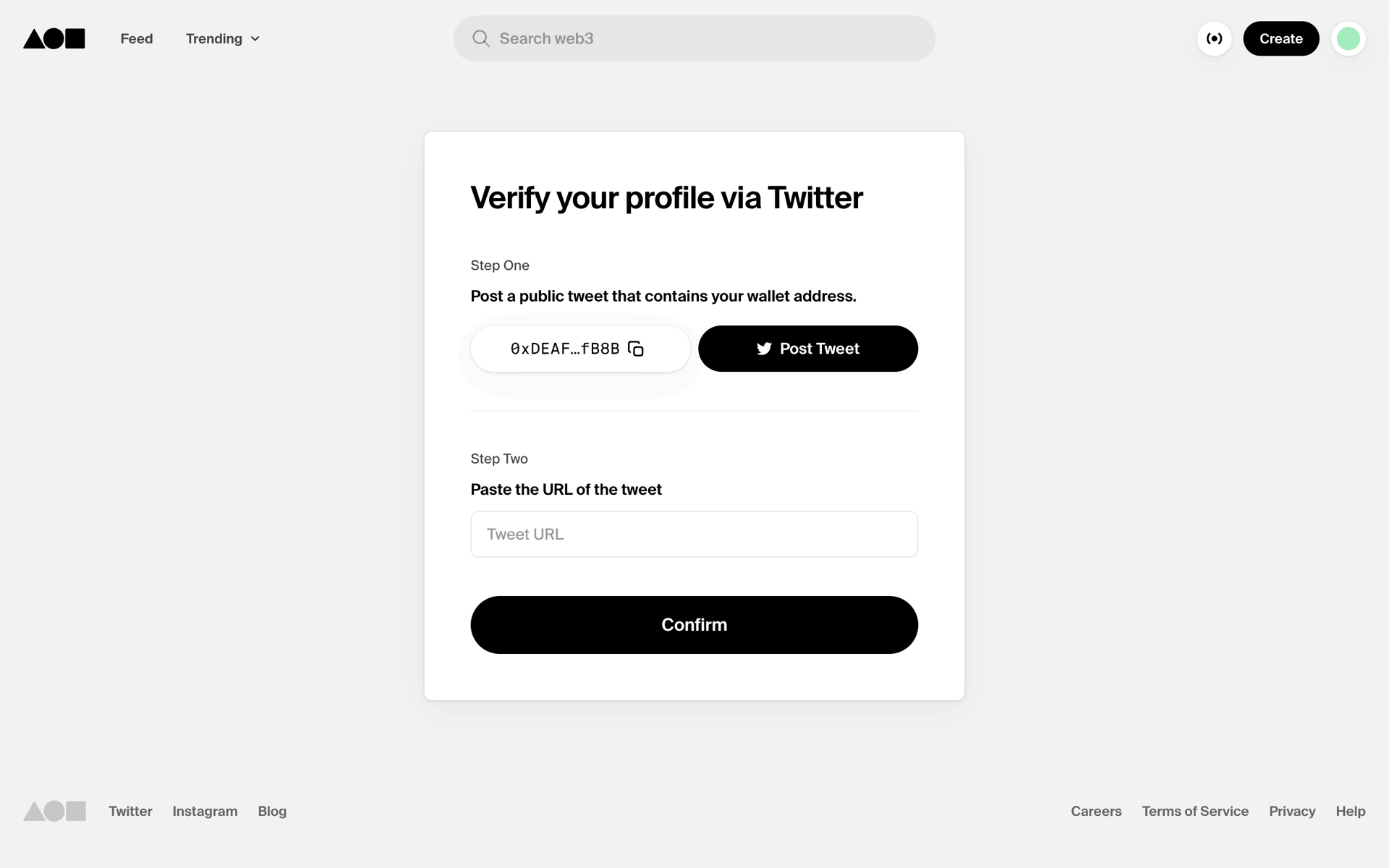 Foundation Web Crypto & Web3 interface screenshot 8