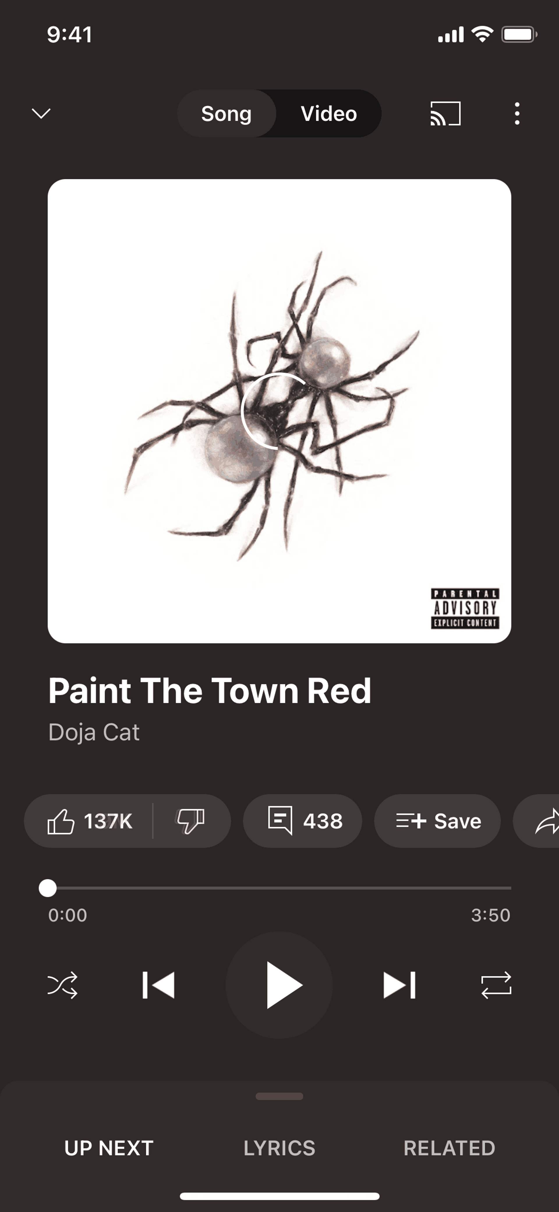 YouTube Music iOS Music & Audio interface screenshot 3