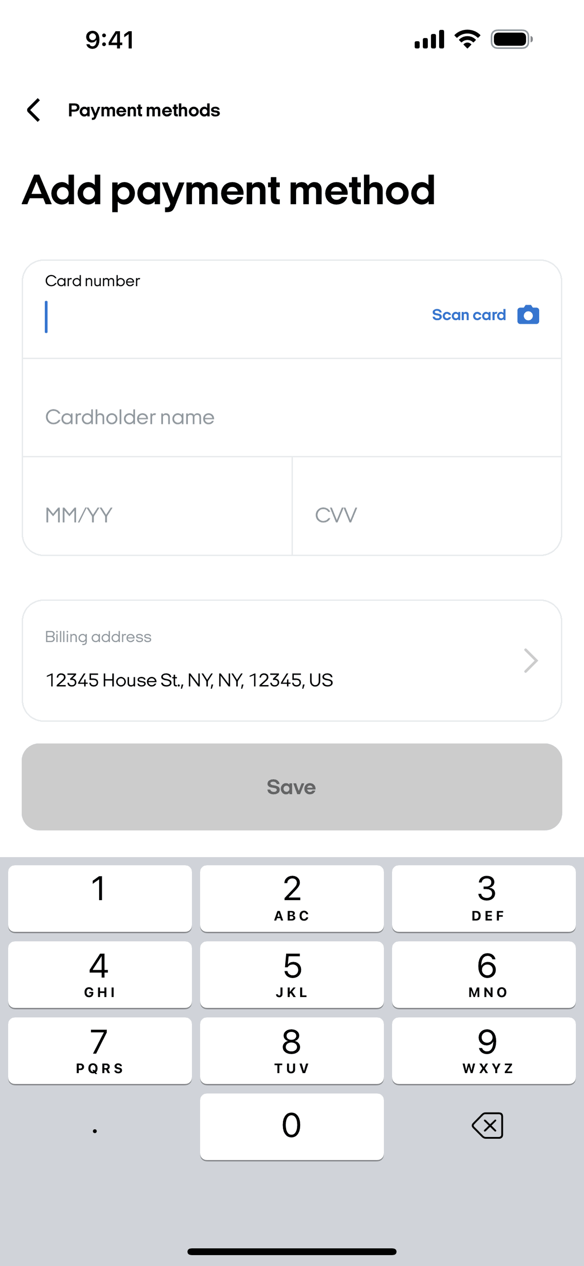 Afterpay iOS Finance interface screenshot 5