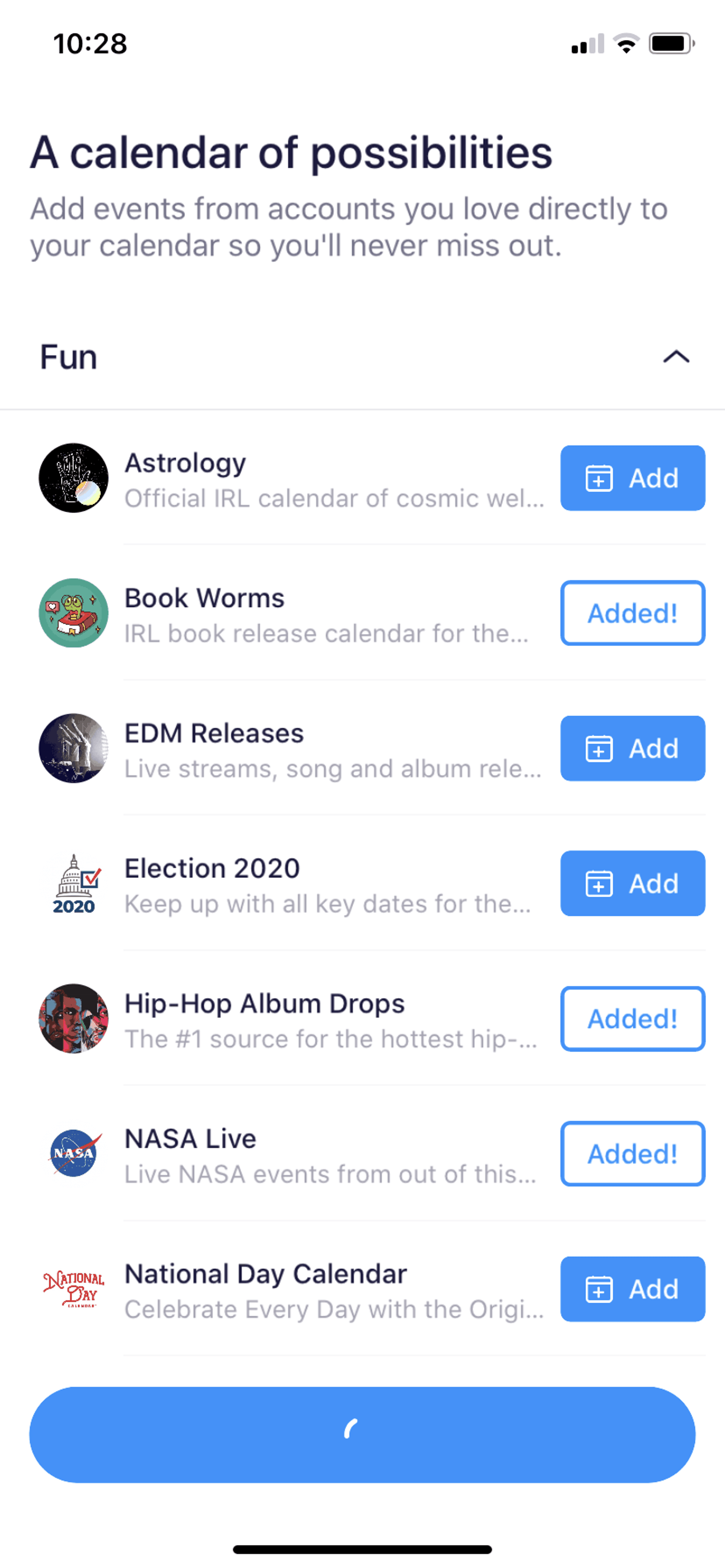 IRL iOS Social Networking interface screenshot 9