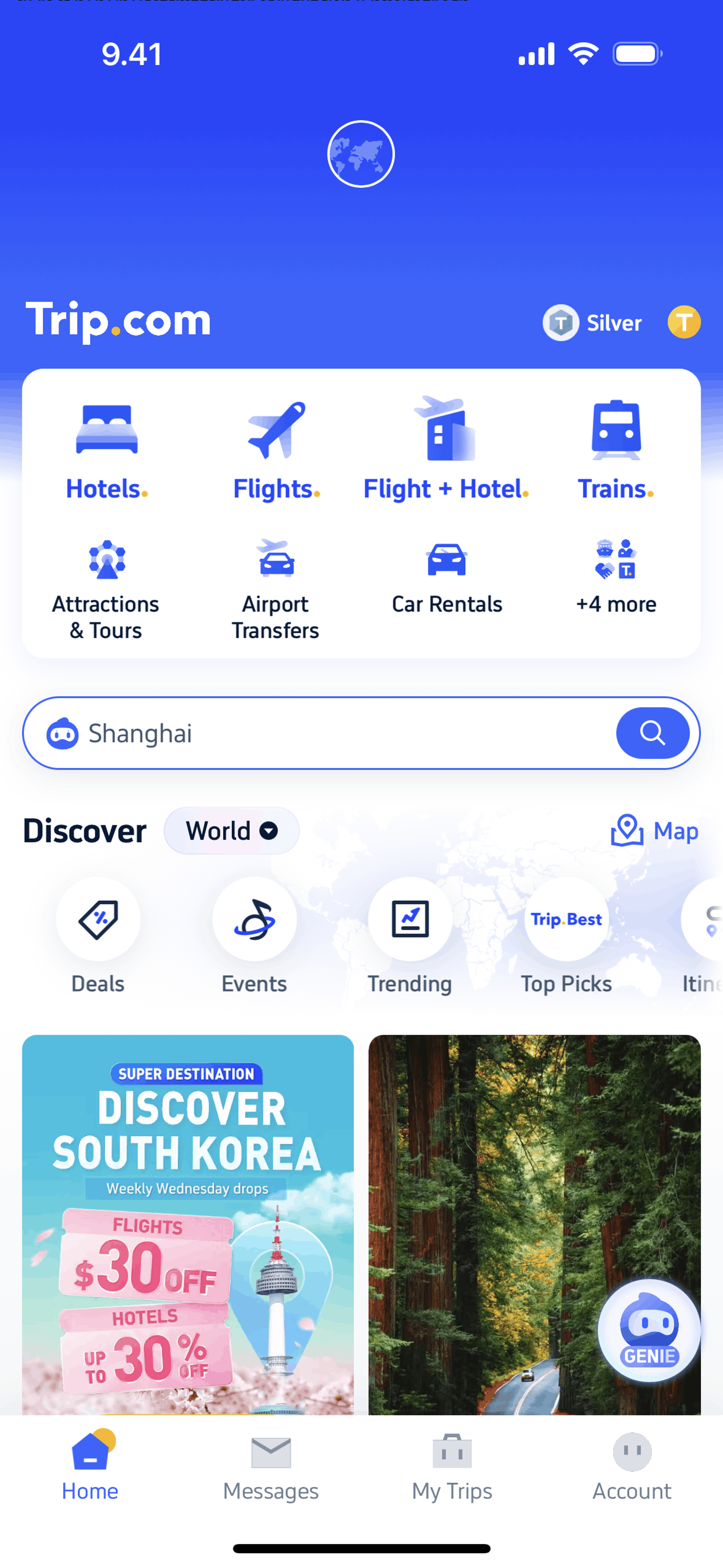 Trip.com iOS Travel & Transportation interface screenshot 14