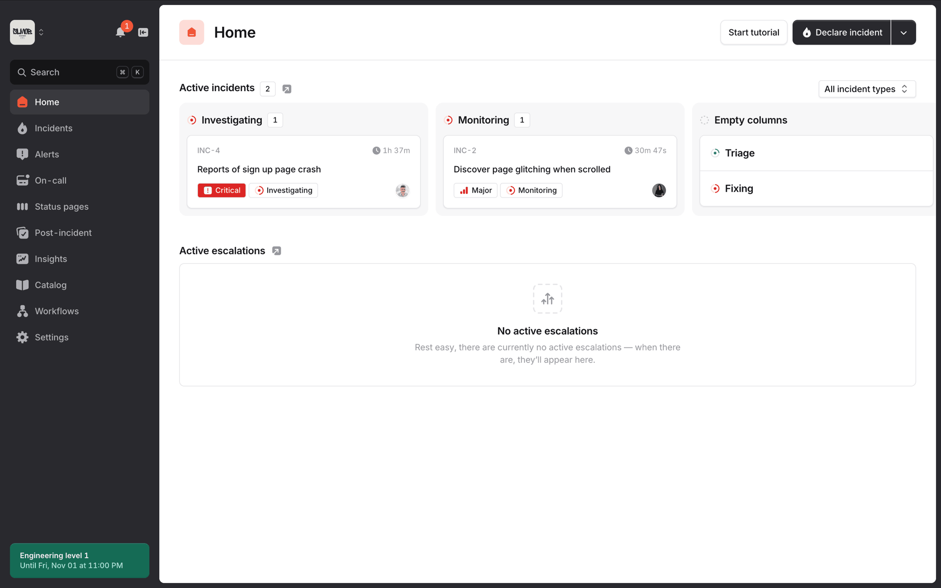 incident.io Web Developer Tools interface screenshot 15