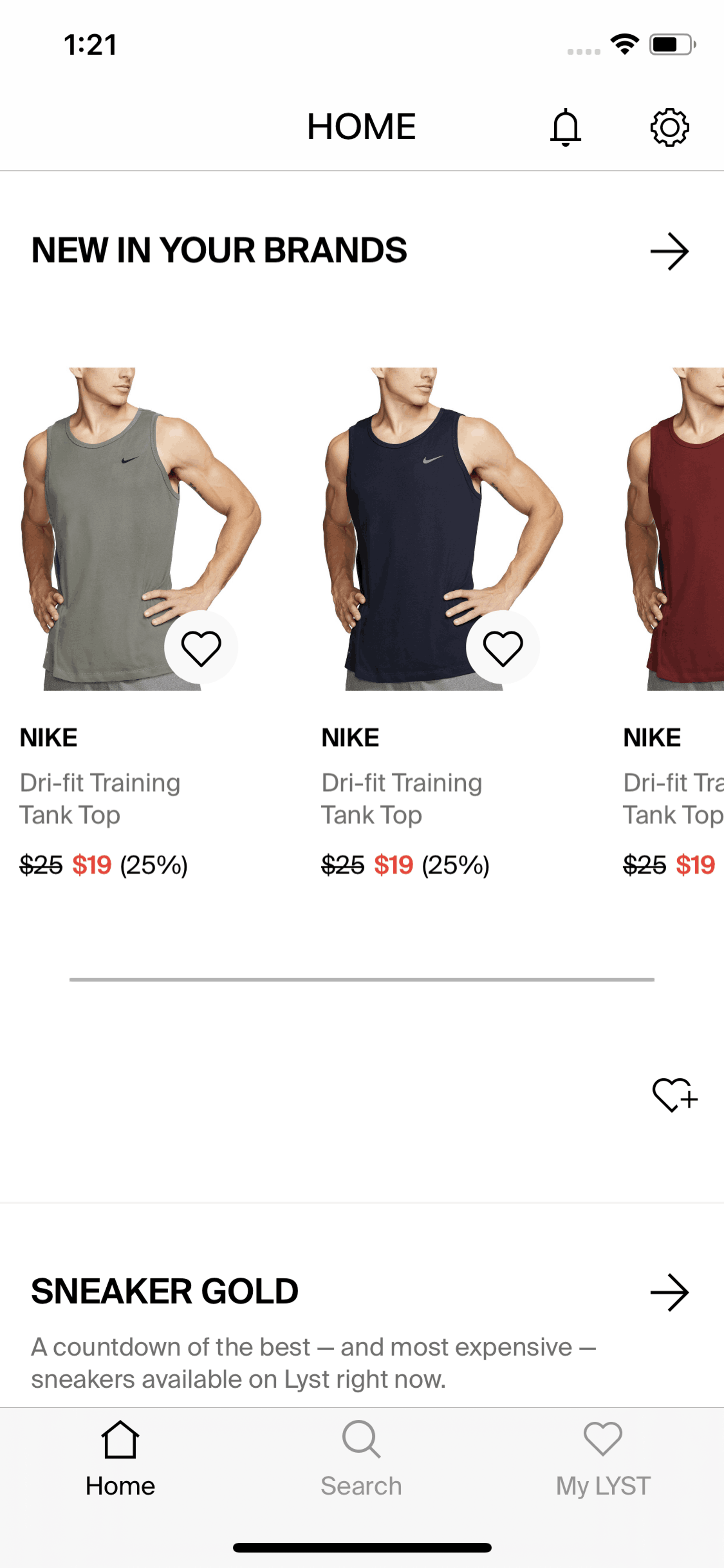 Lyst iOS Shopping interface screenshot 20