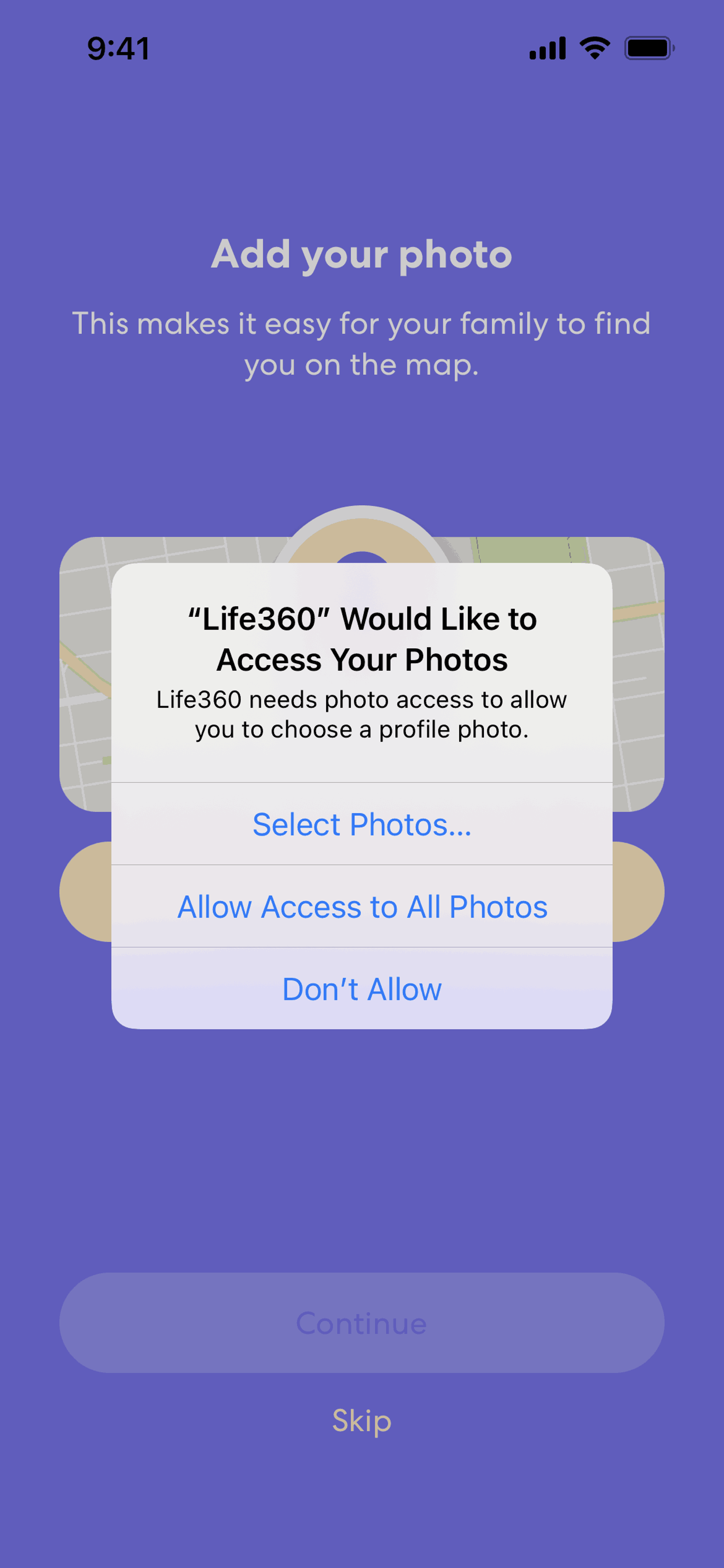 Life360 iOS Social Networking interface screenshot 19