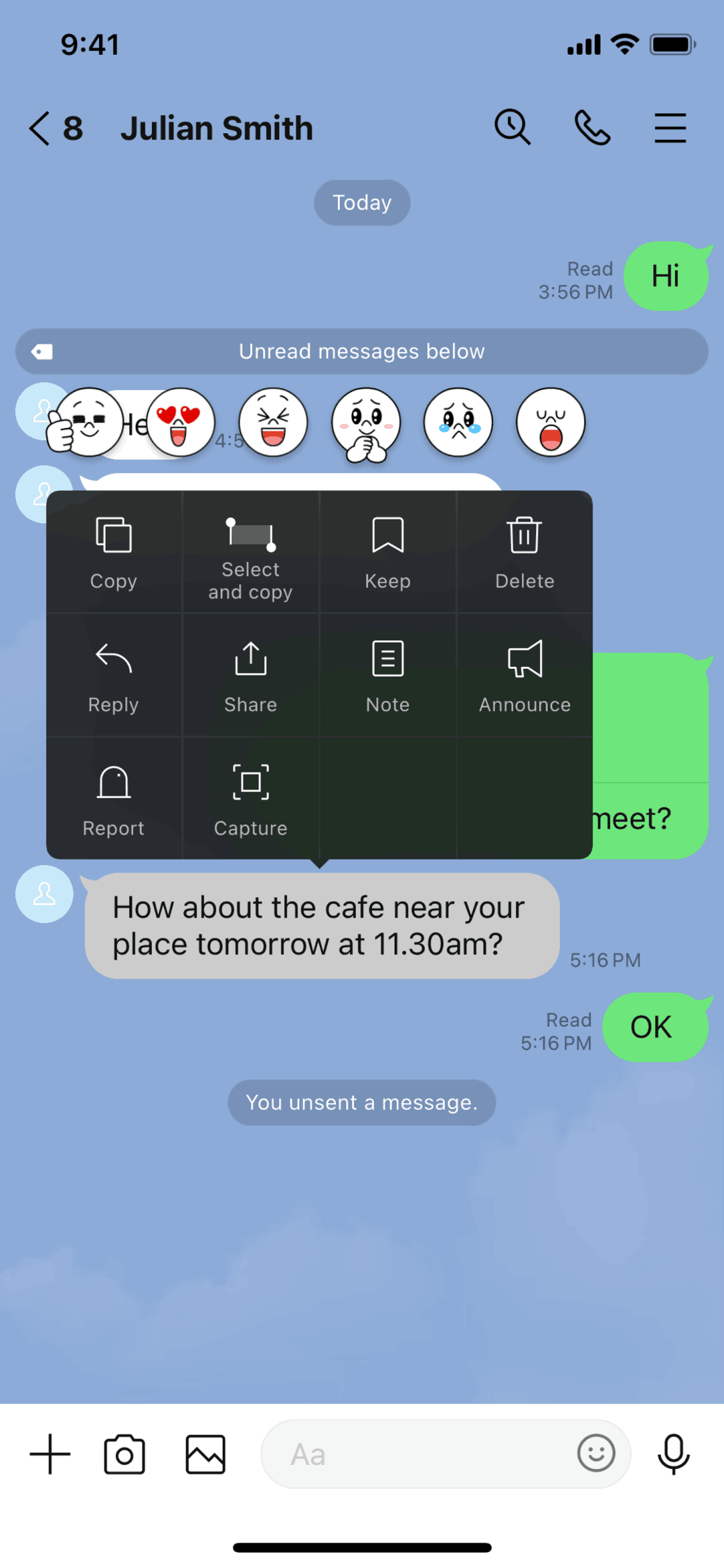 LINE iOS Social Networking interface screenshot 12