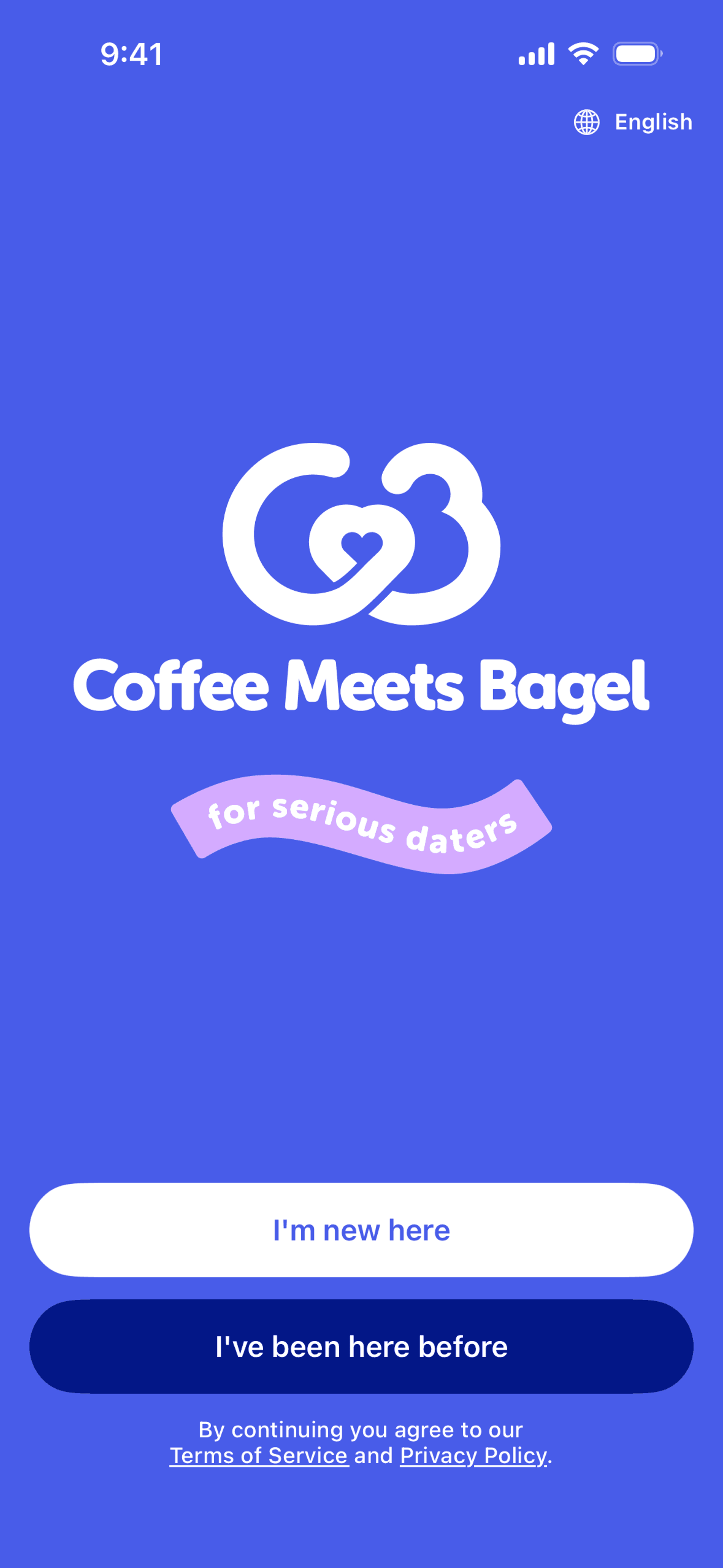 Coffee Meets Bagel iOS dating interface screenshot 2