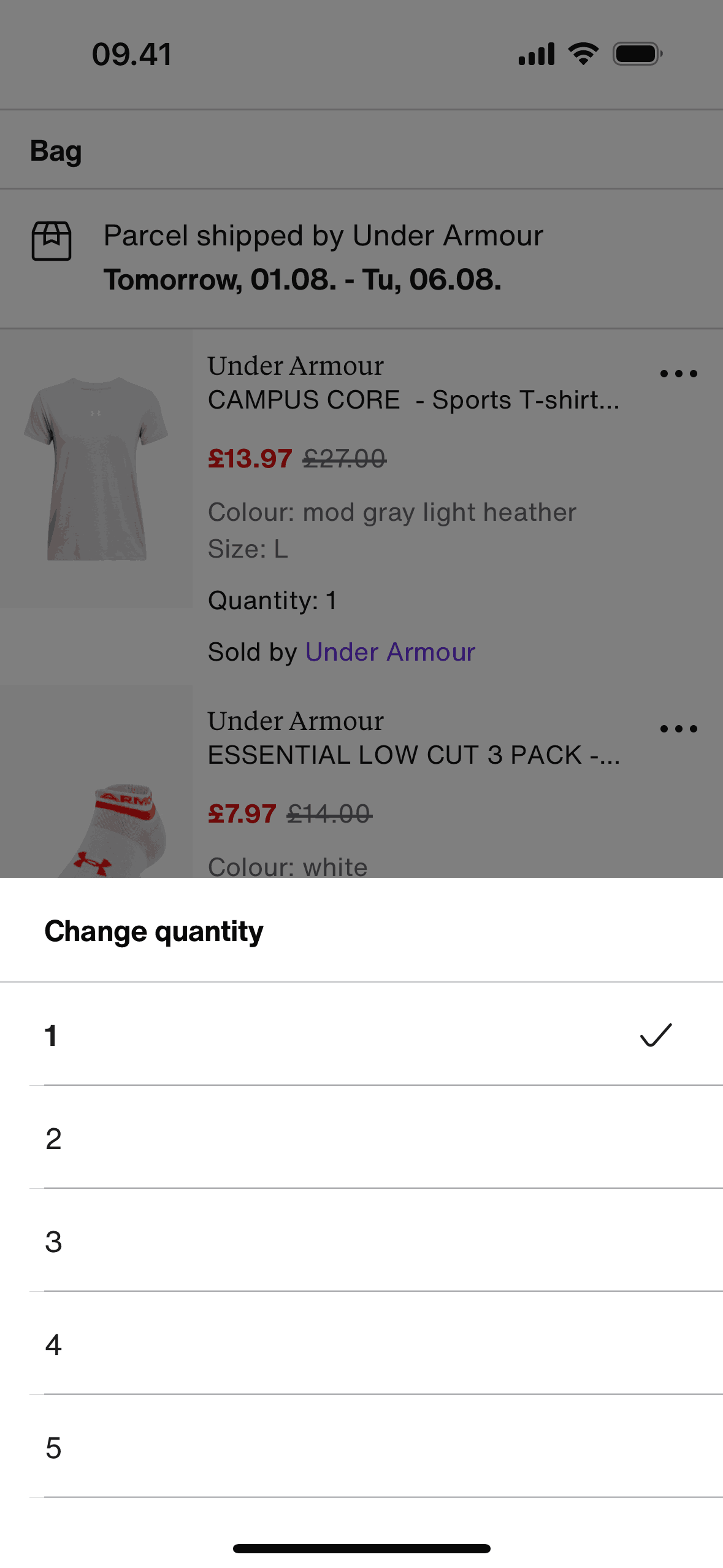 Zalando iOS Shopping interface screenshot 20