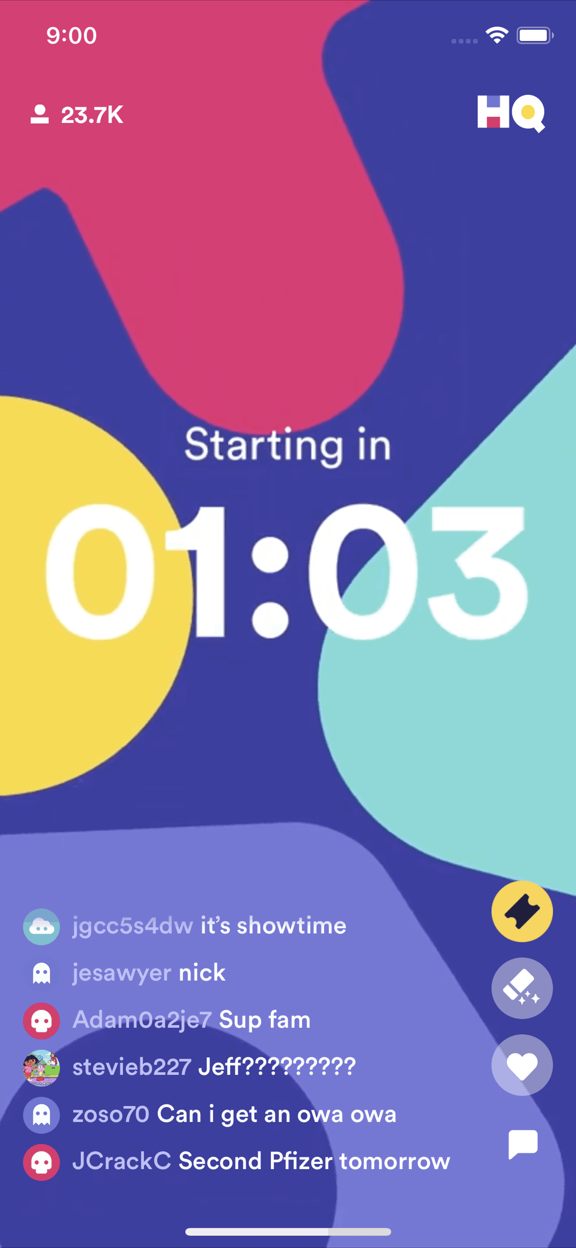 HQ Trivia iOS Entertainment interface screenshot 21