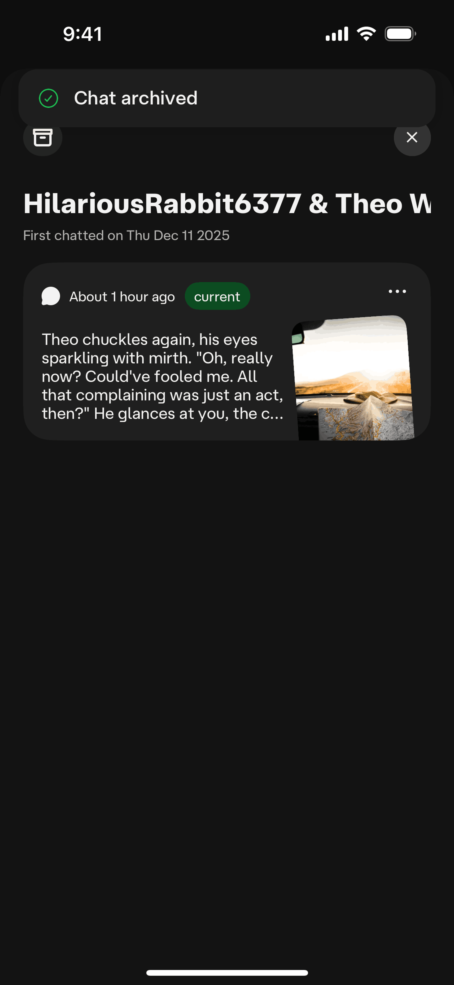 Character AI iOS AI interface screenshot 5