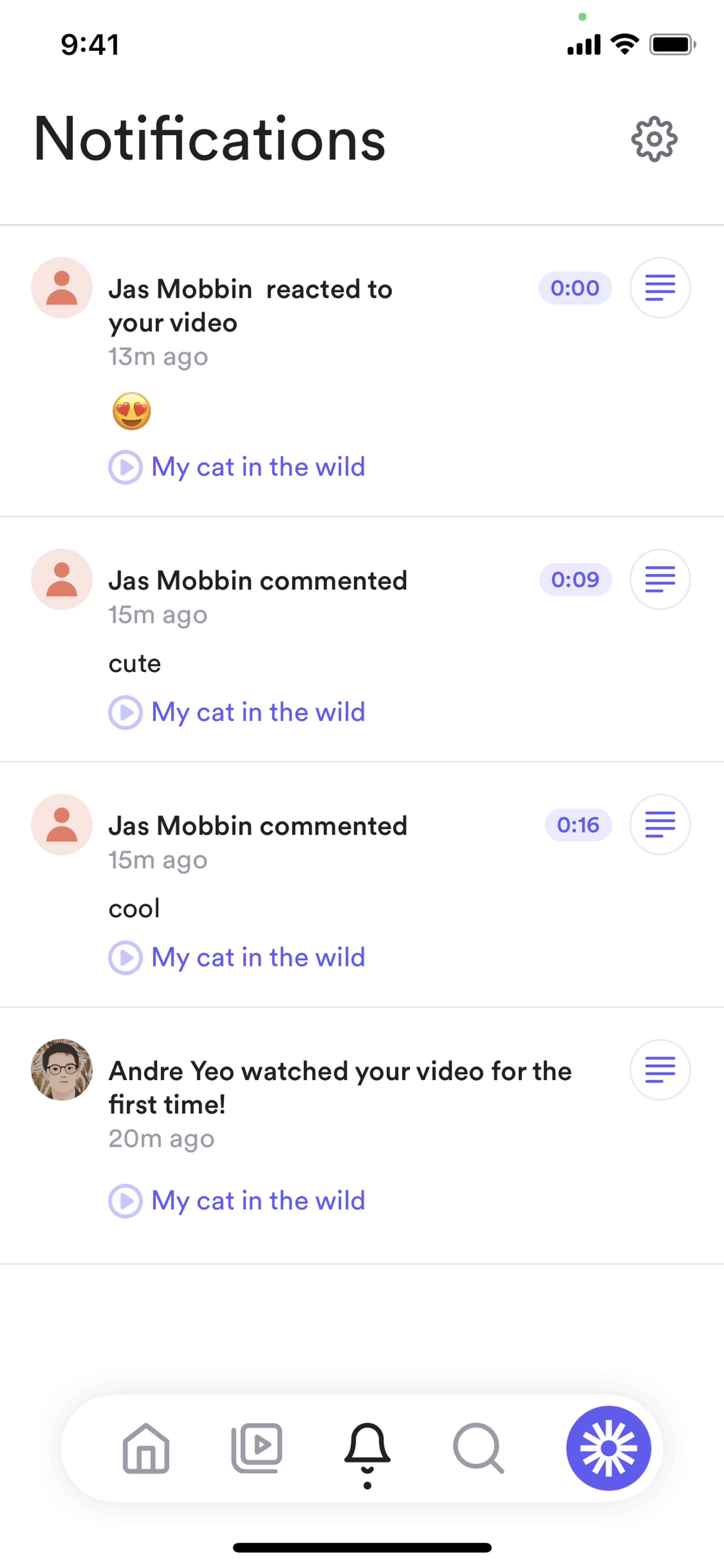 Loom iOS Photo & Video interface screenshot 3