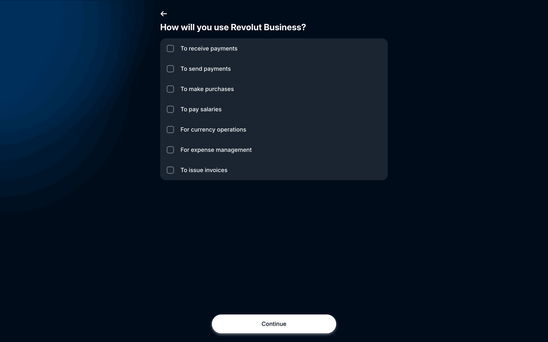 Revolut Business Web Finance interface screenshot 18