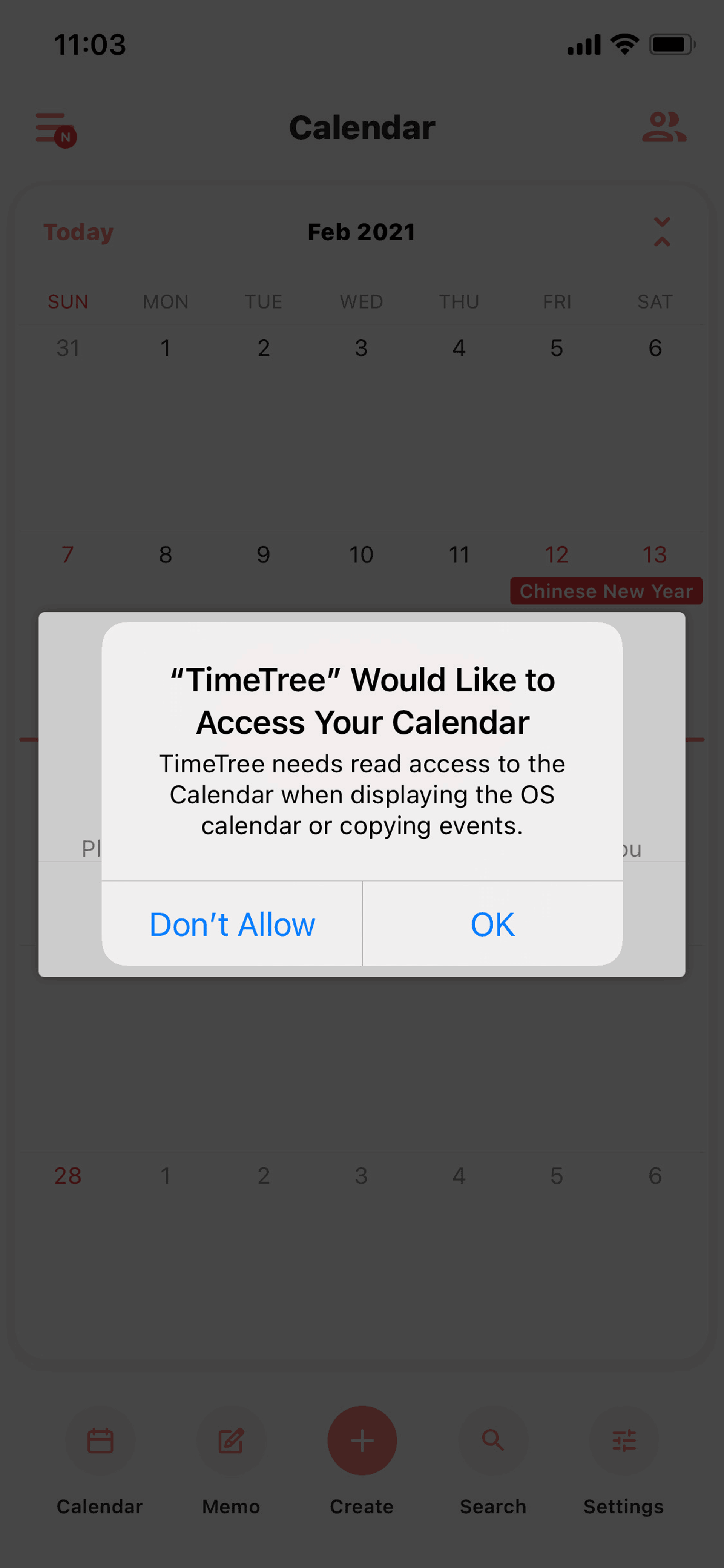 TimeTree iOS Productivity interface screenshot 14