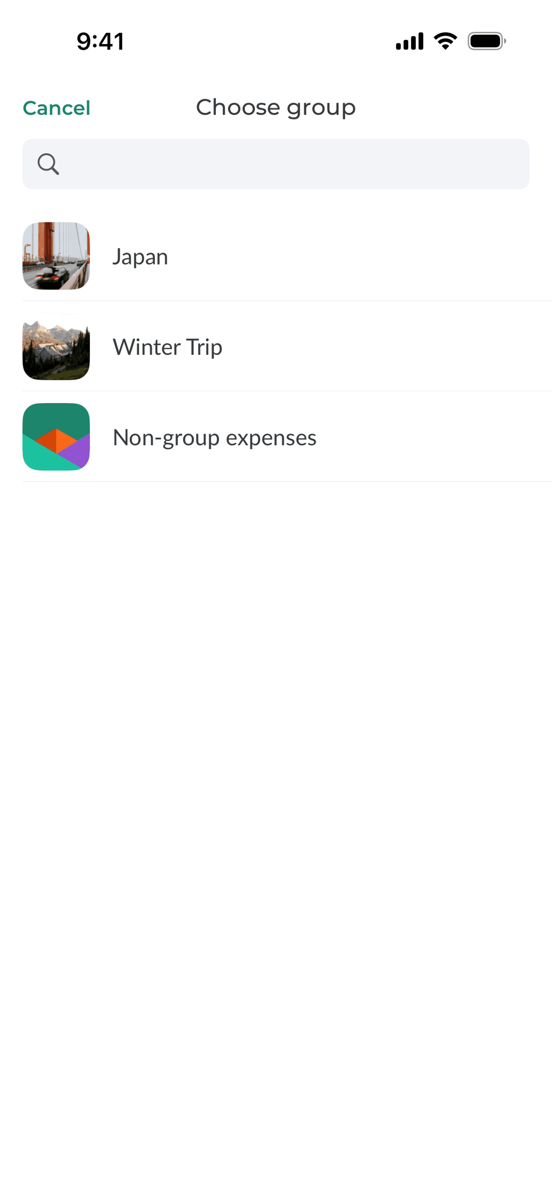 Splitwise iOS Finance interface screenshot 14