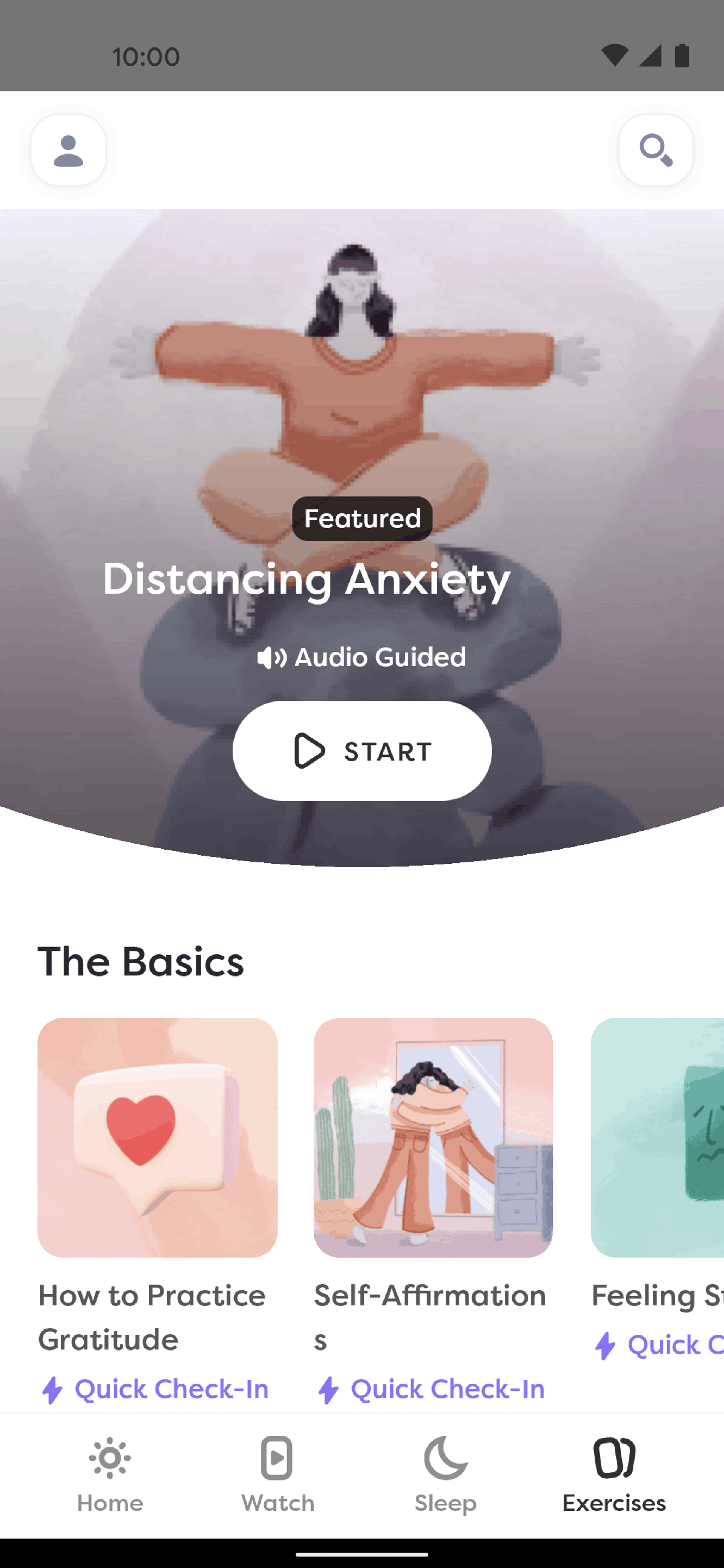 Alan Mind Android Health & Fitness interface screenshot 4