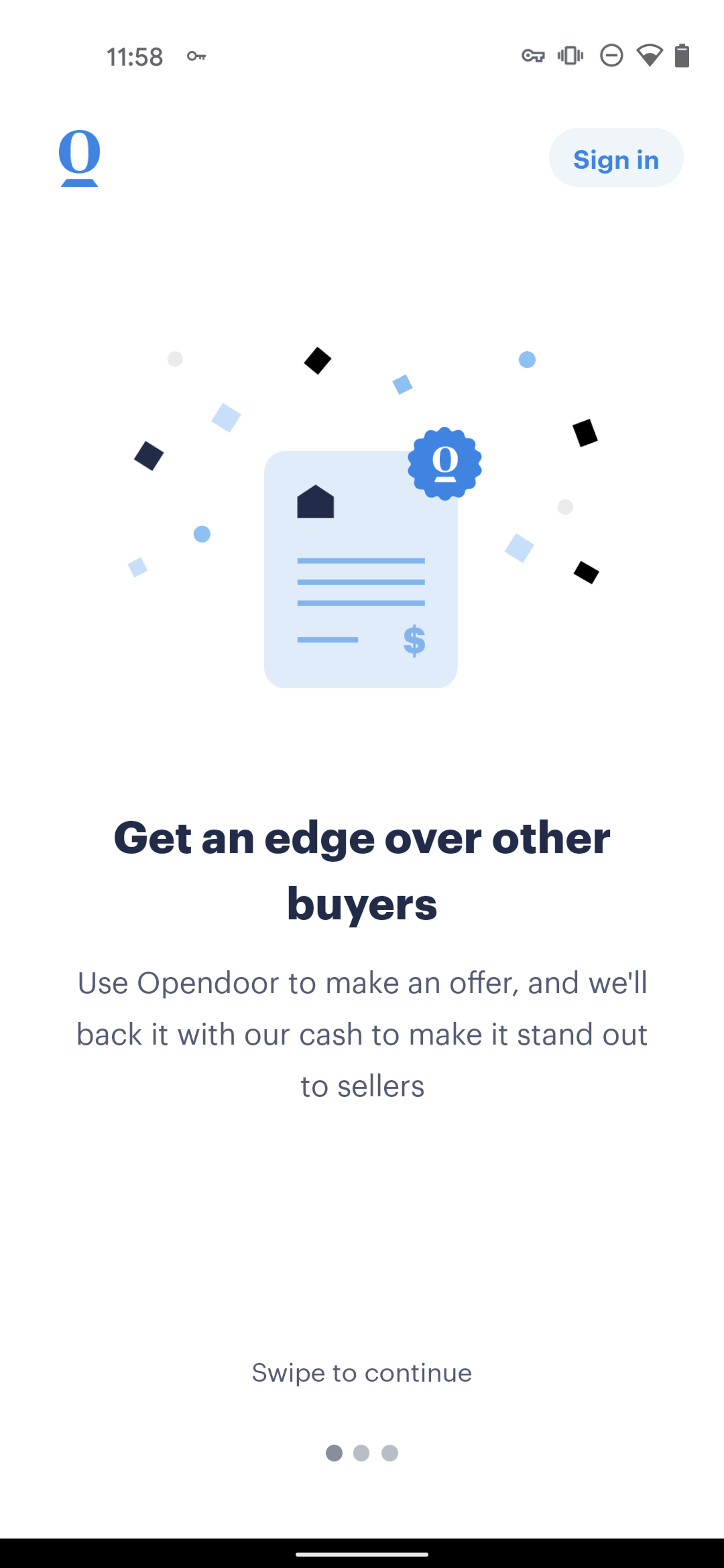Opendoor Android Lifestyle interface screenshot 1