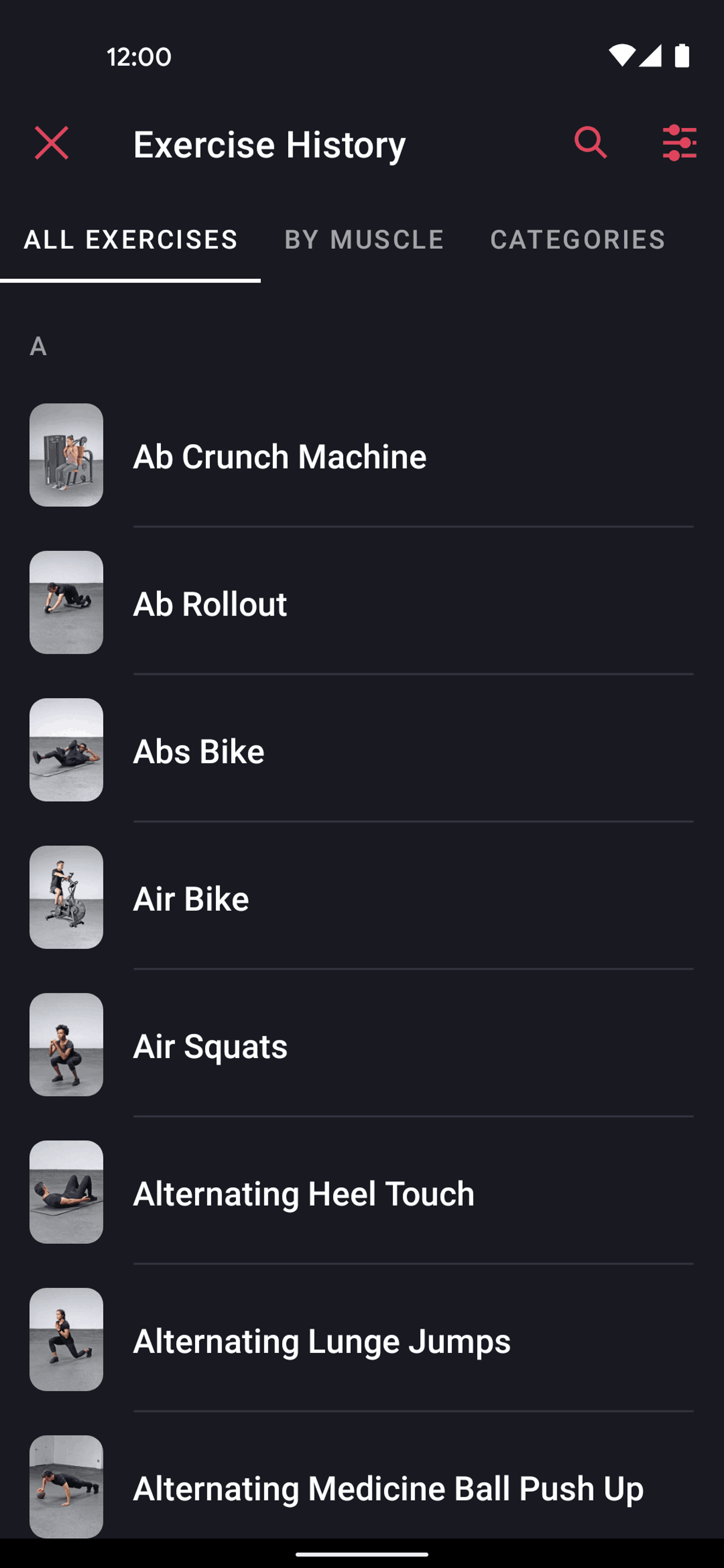 Fitbod Android Health & Fitness interface screenshot 18