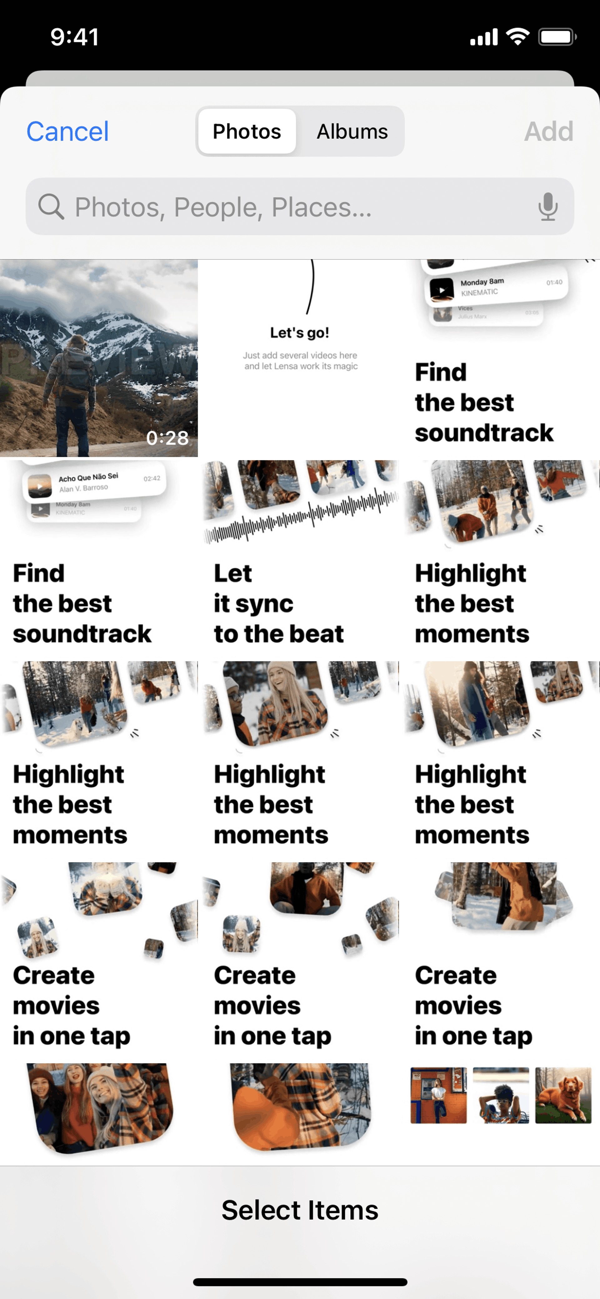 Lensa AI iOS Photo & Video interface screenshot 3