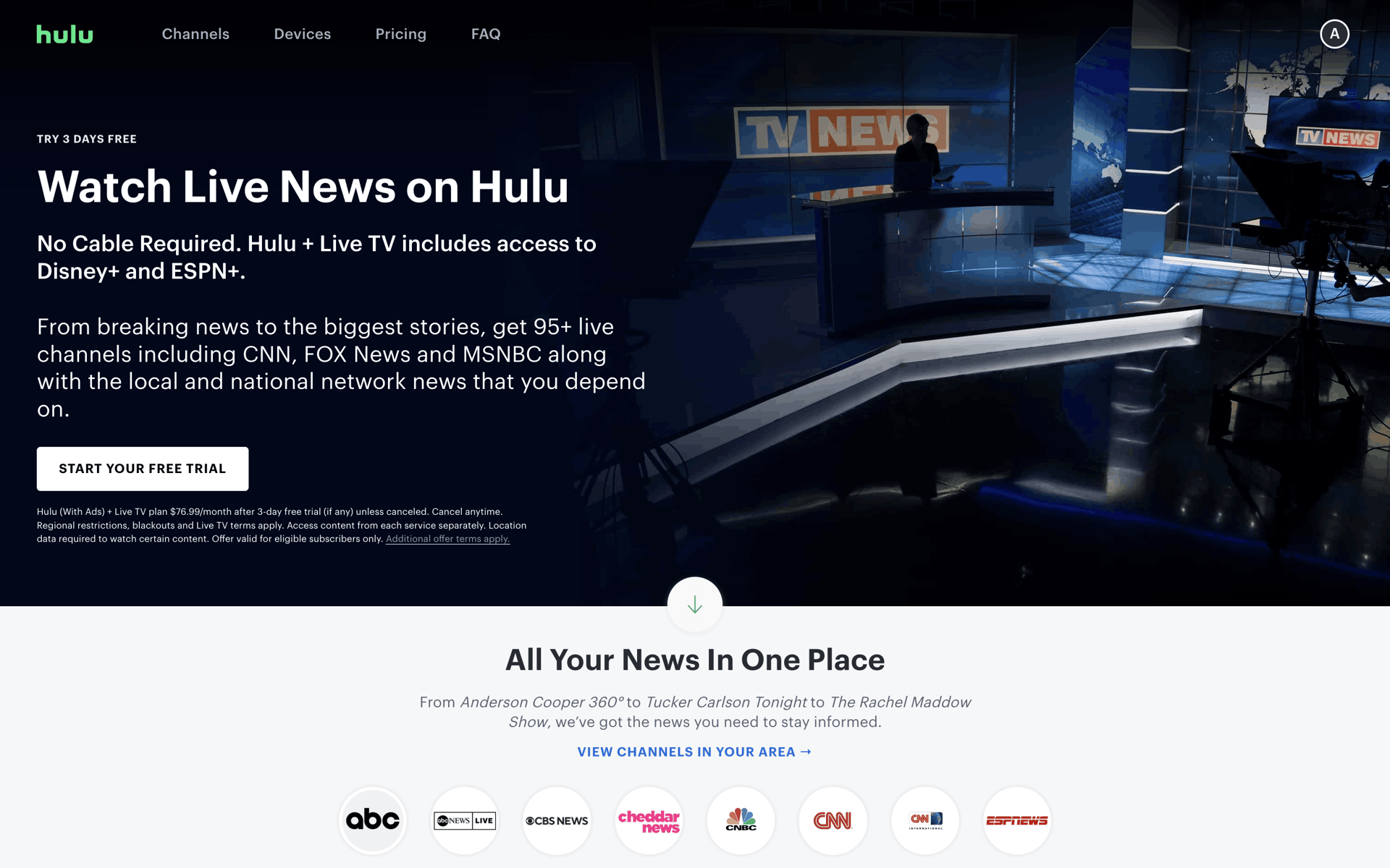 Hulu Web Entertainment interface screenshot 20