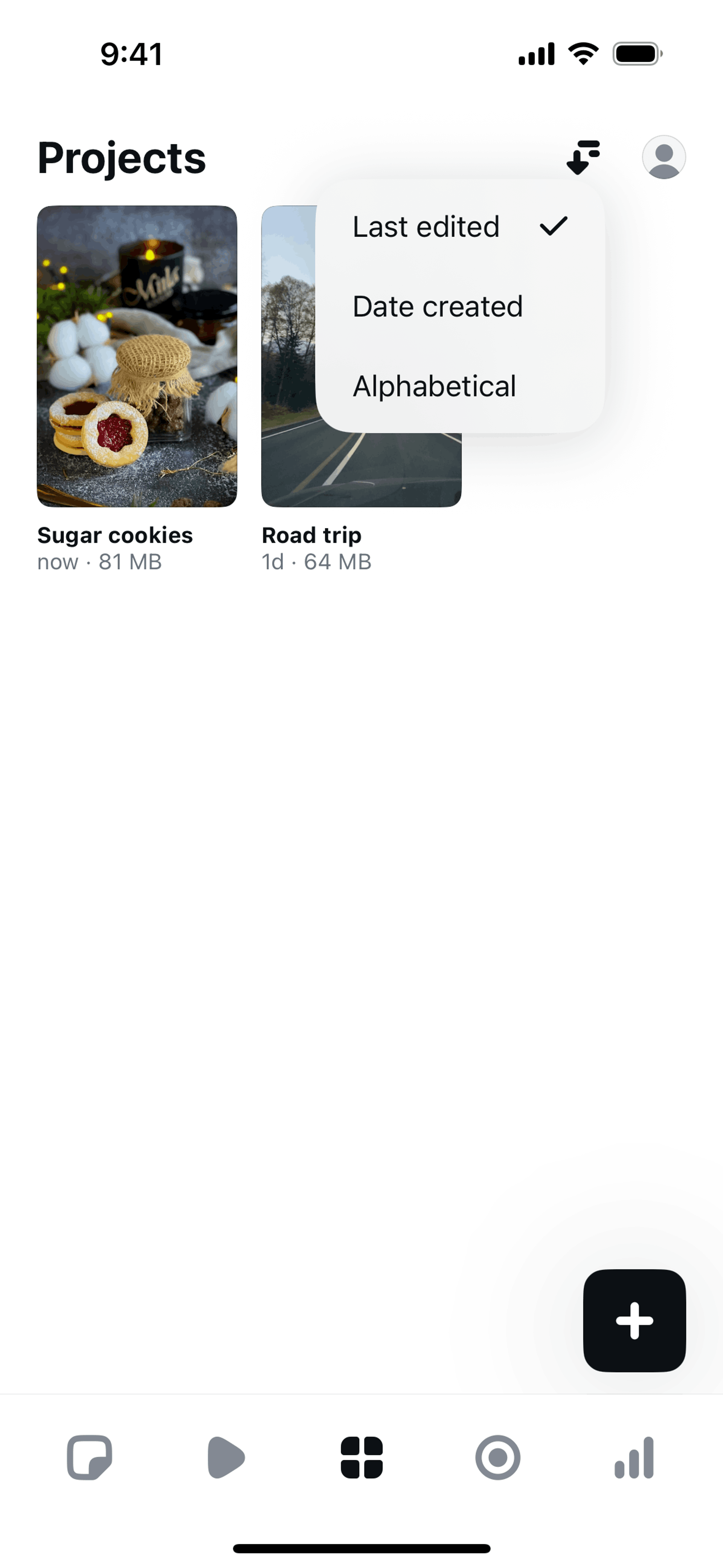 Edits iOS Photo & Video interface screenshot 7
