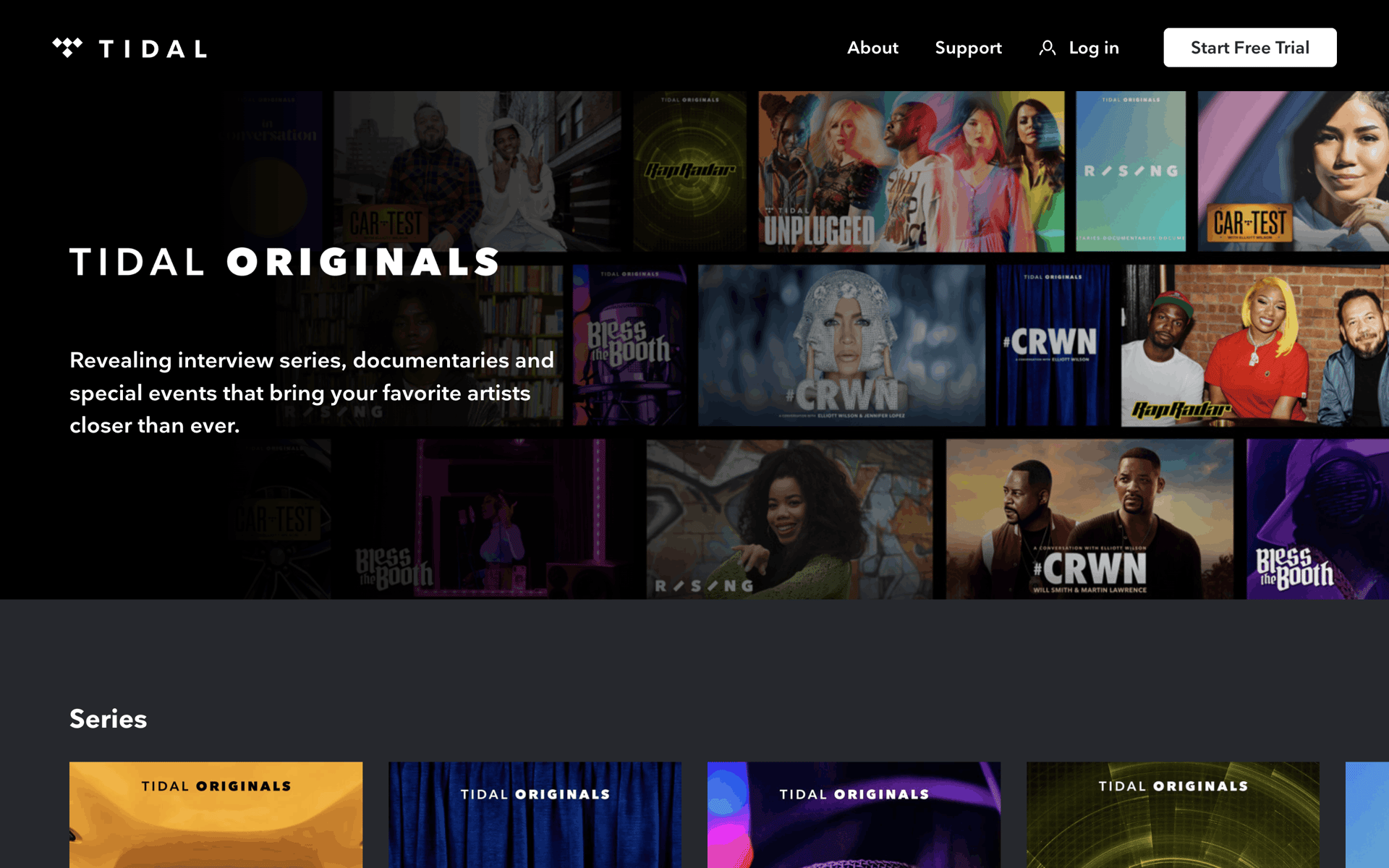 TIDAL Web Music & Audio interface screenshot 24