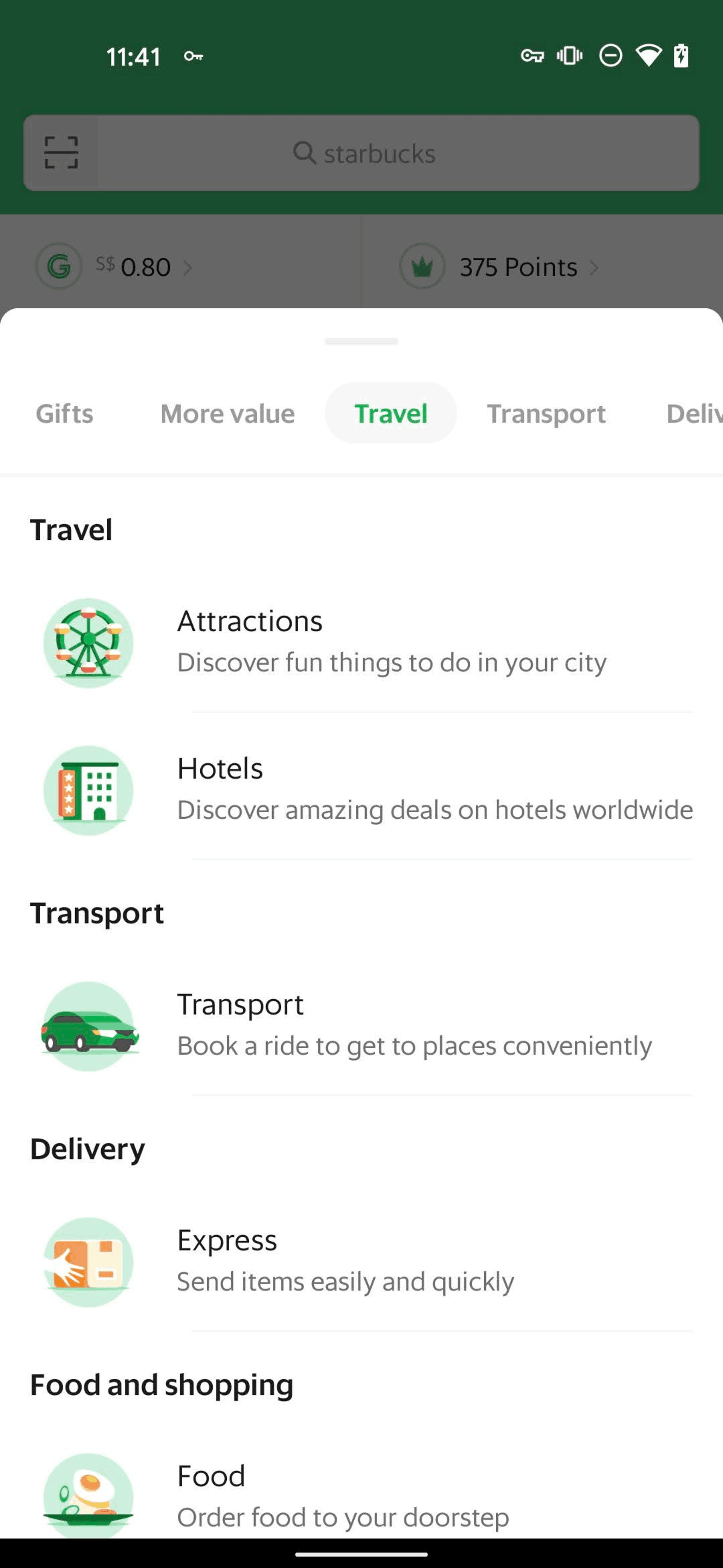 Grab Android Finance interface screenshot 24
