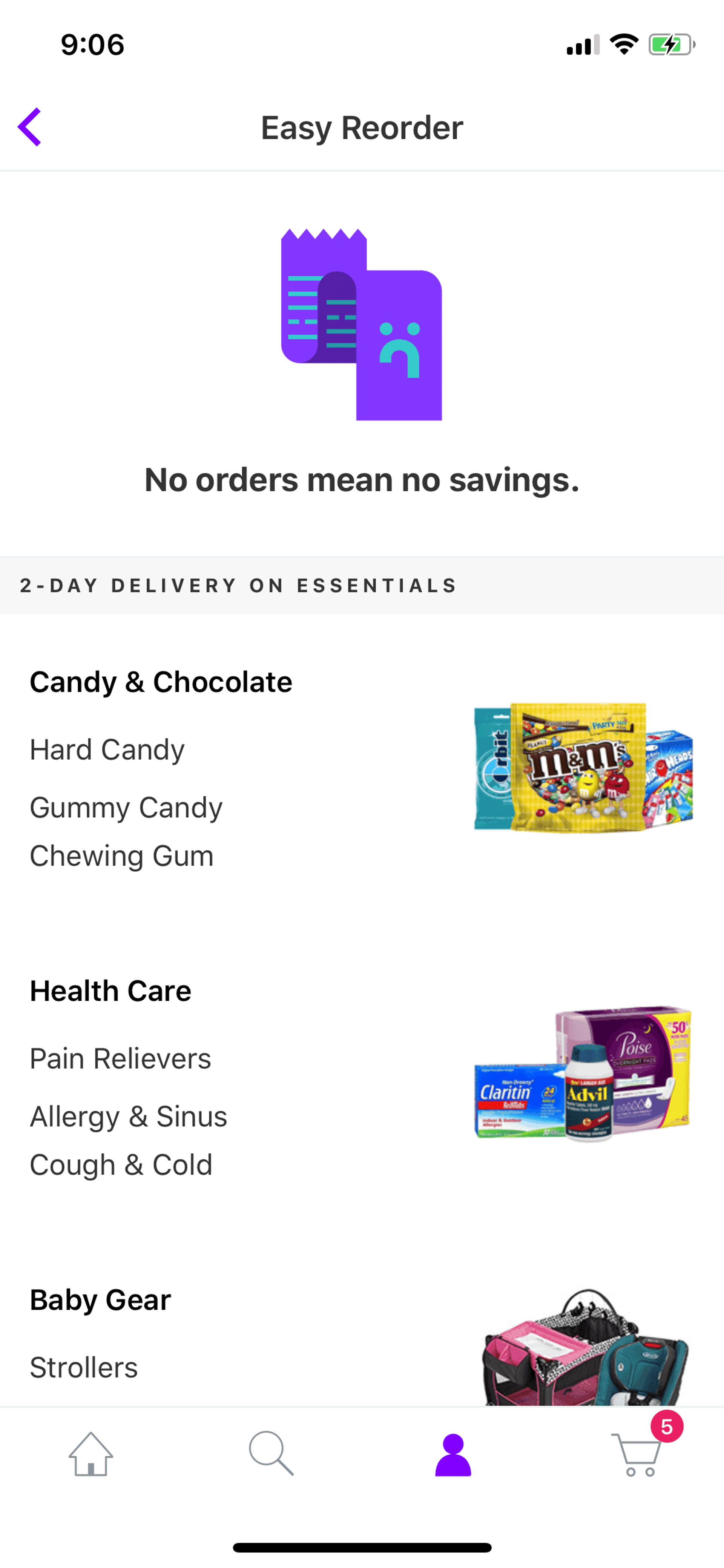 Jet iOS Shopping interface screenshot 24