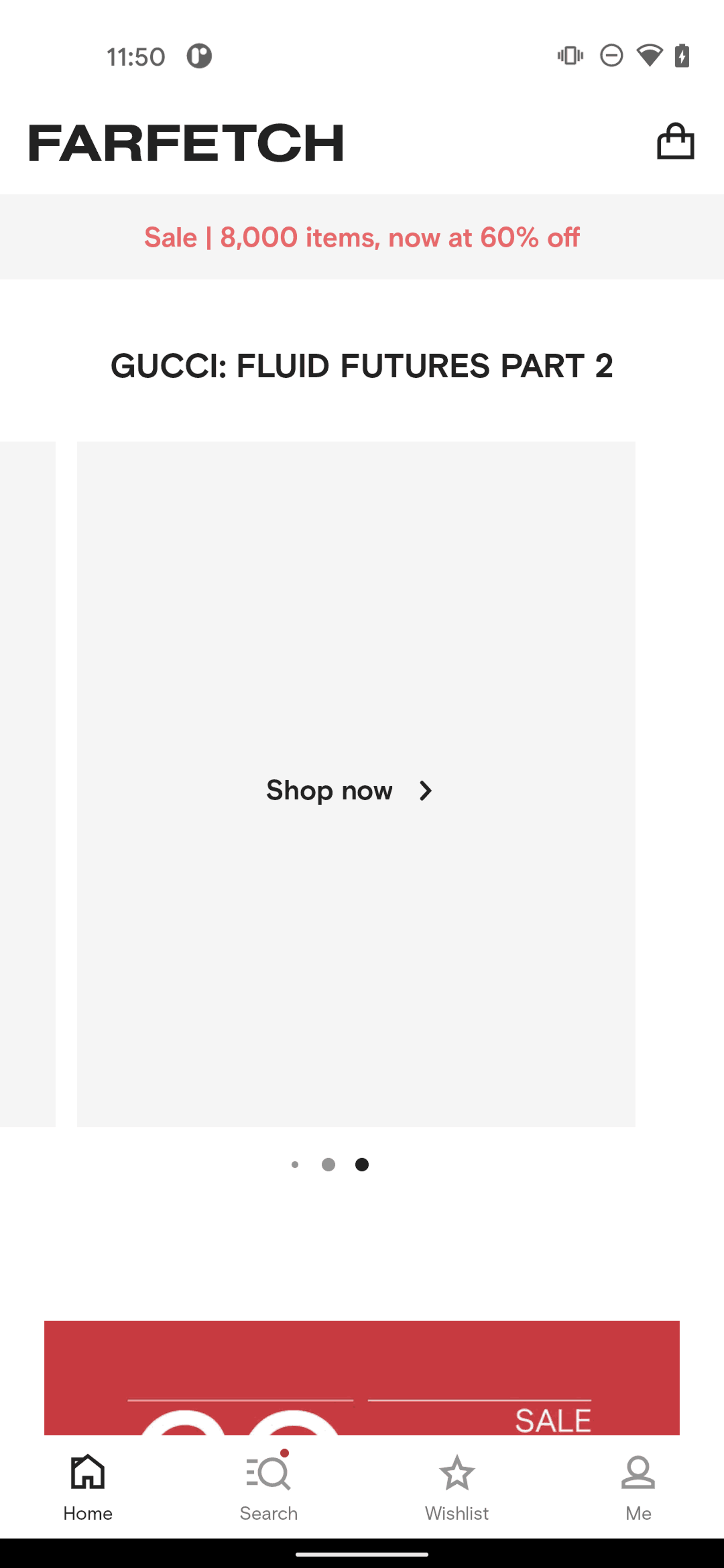 FARFETCH Android Shopping interface screenshot 7
