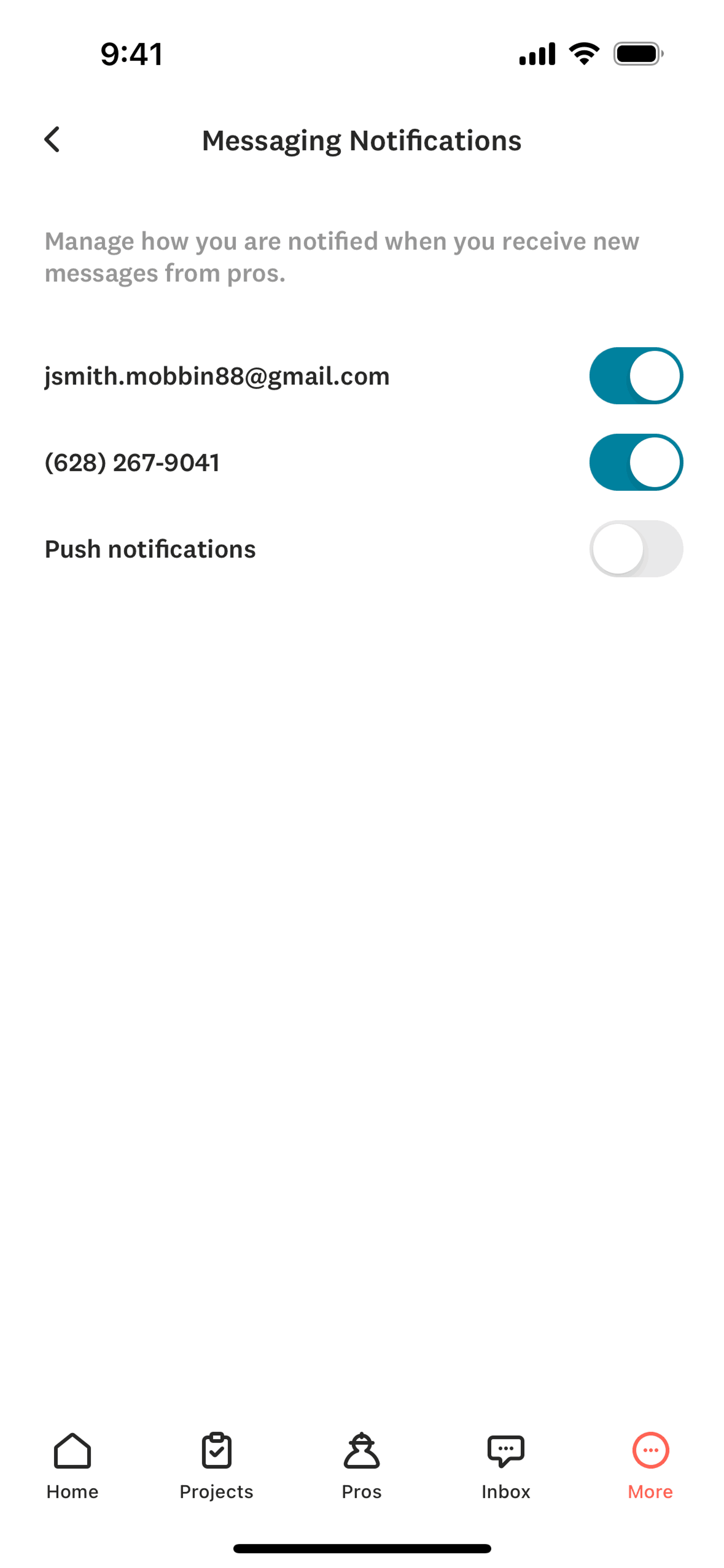 Angi iOS Lifestyle interface screenshot 20