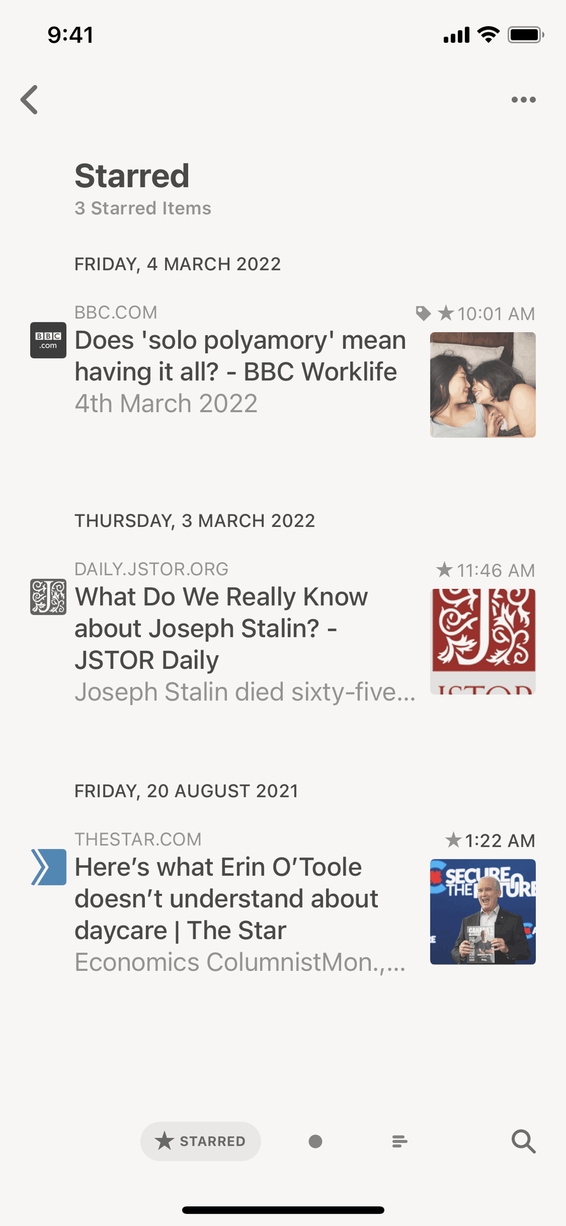 Reeder 5 iOS News interface screenshot 24