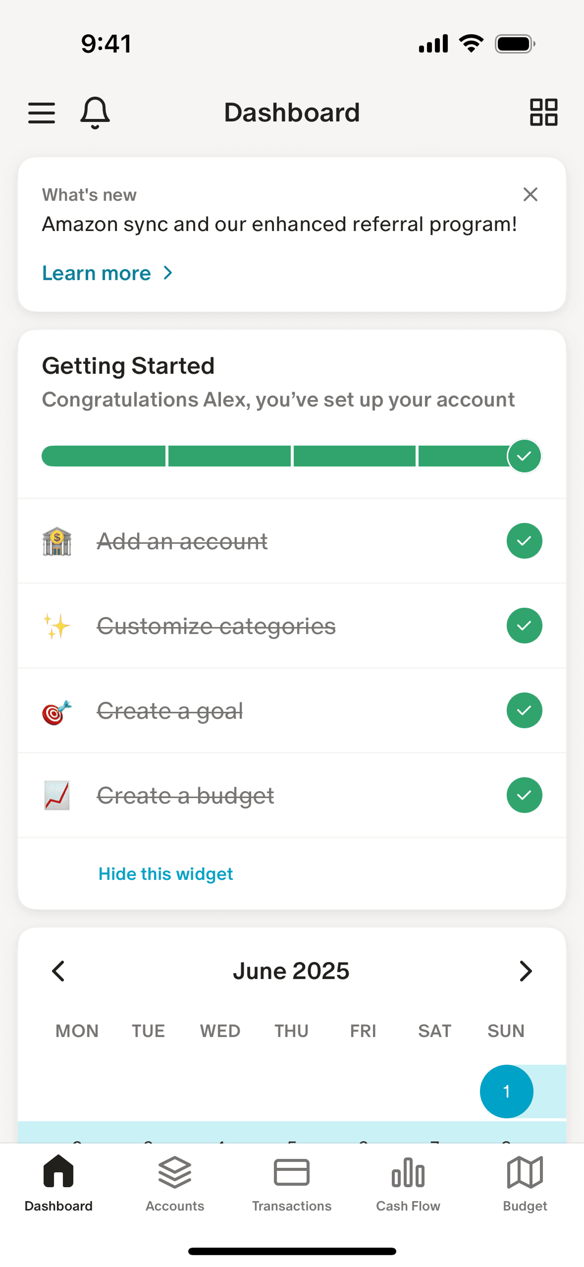 Monarch iOS Finance interface screenshot 4
