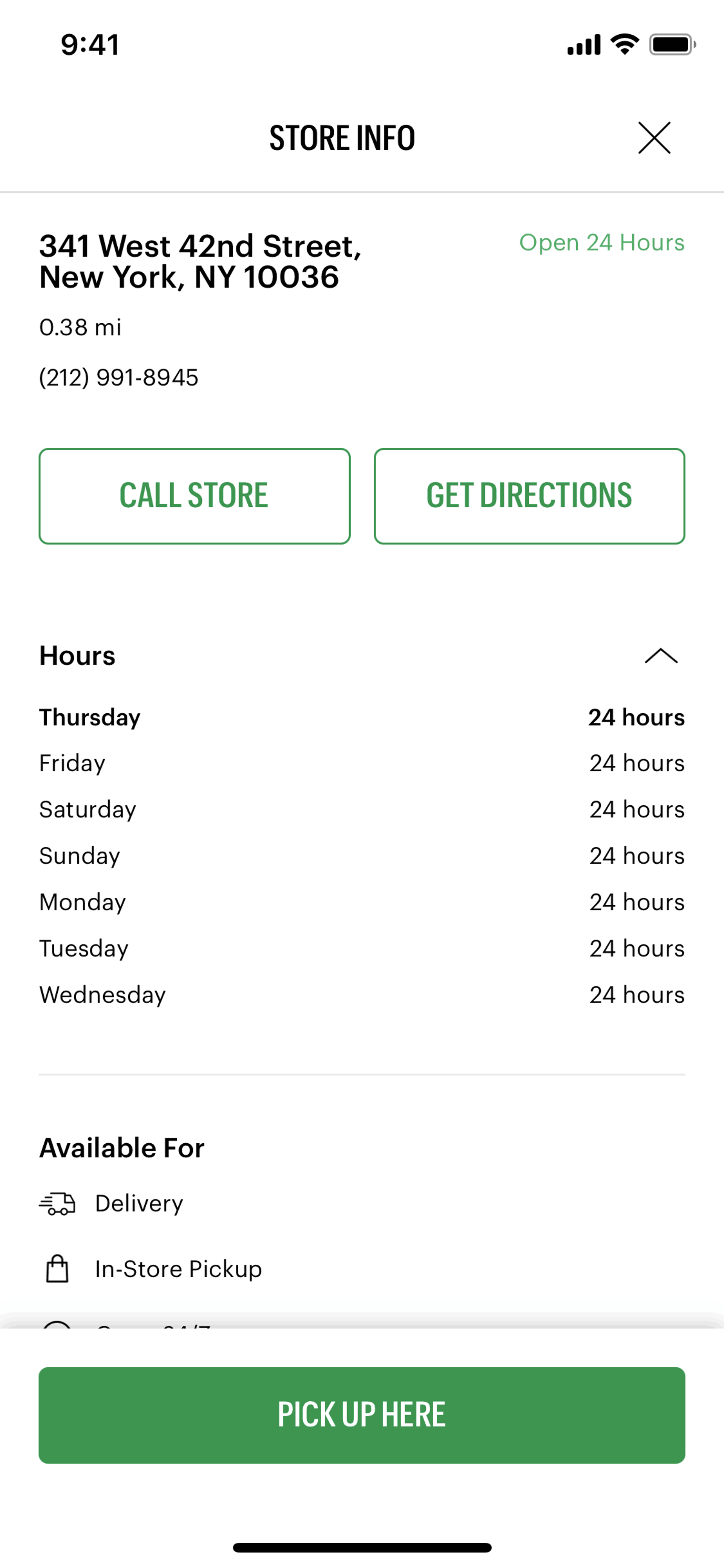 Subway iOS Food & Drink interface screenshot 10