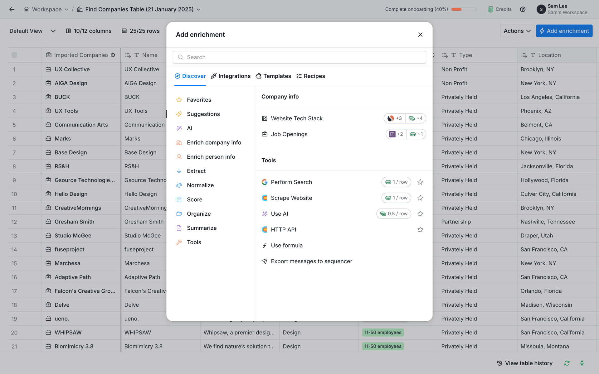 Clay Web Business interface screenshot 8