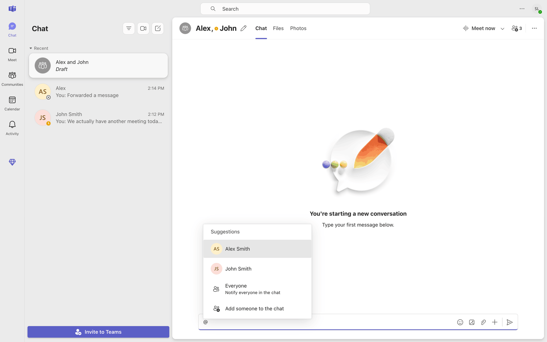 Microsoft Teams Web Business interface screenshot 18