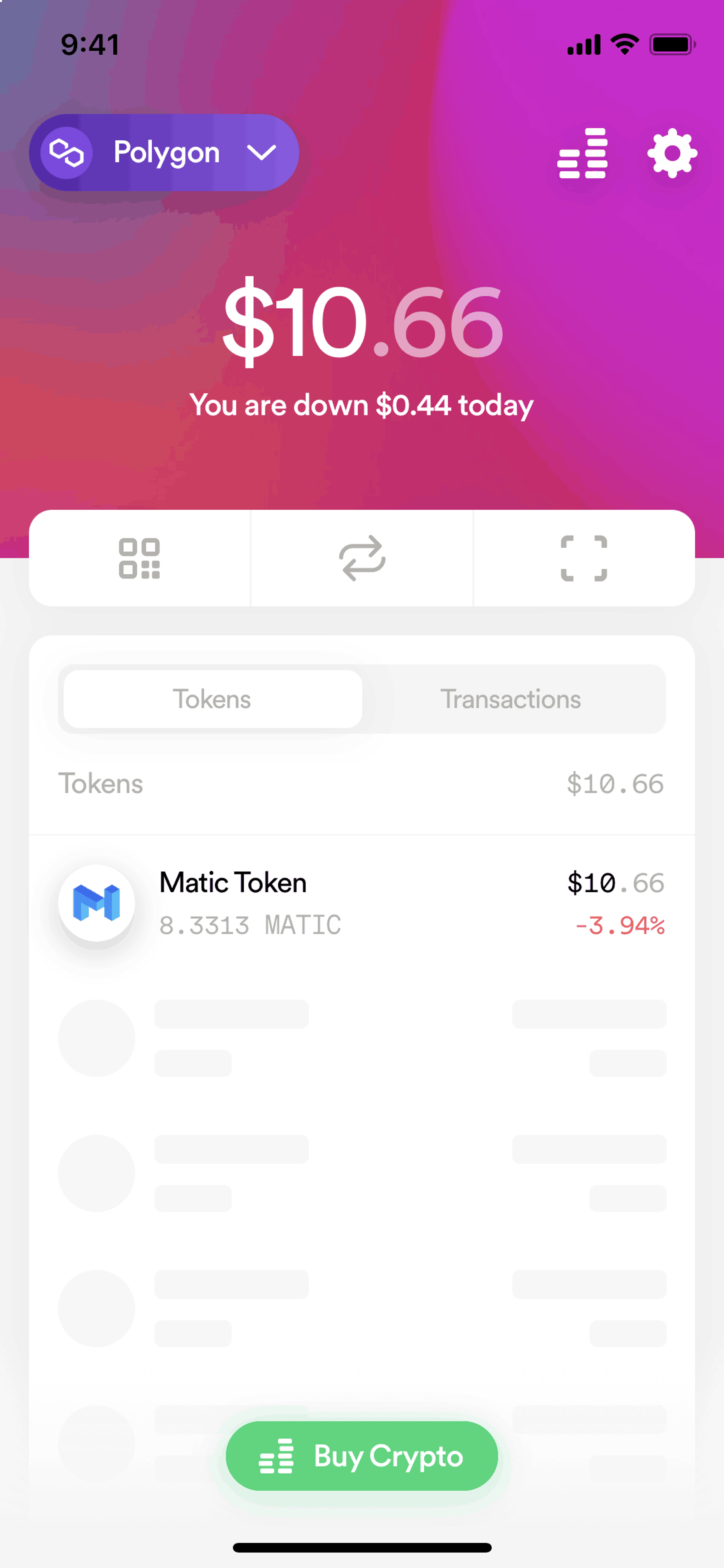Dharma iOS Finance interface screenshot 3