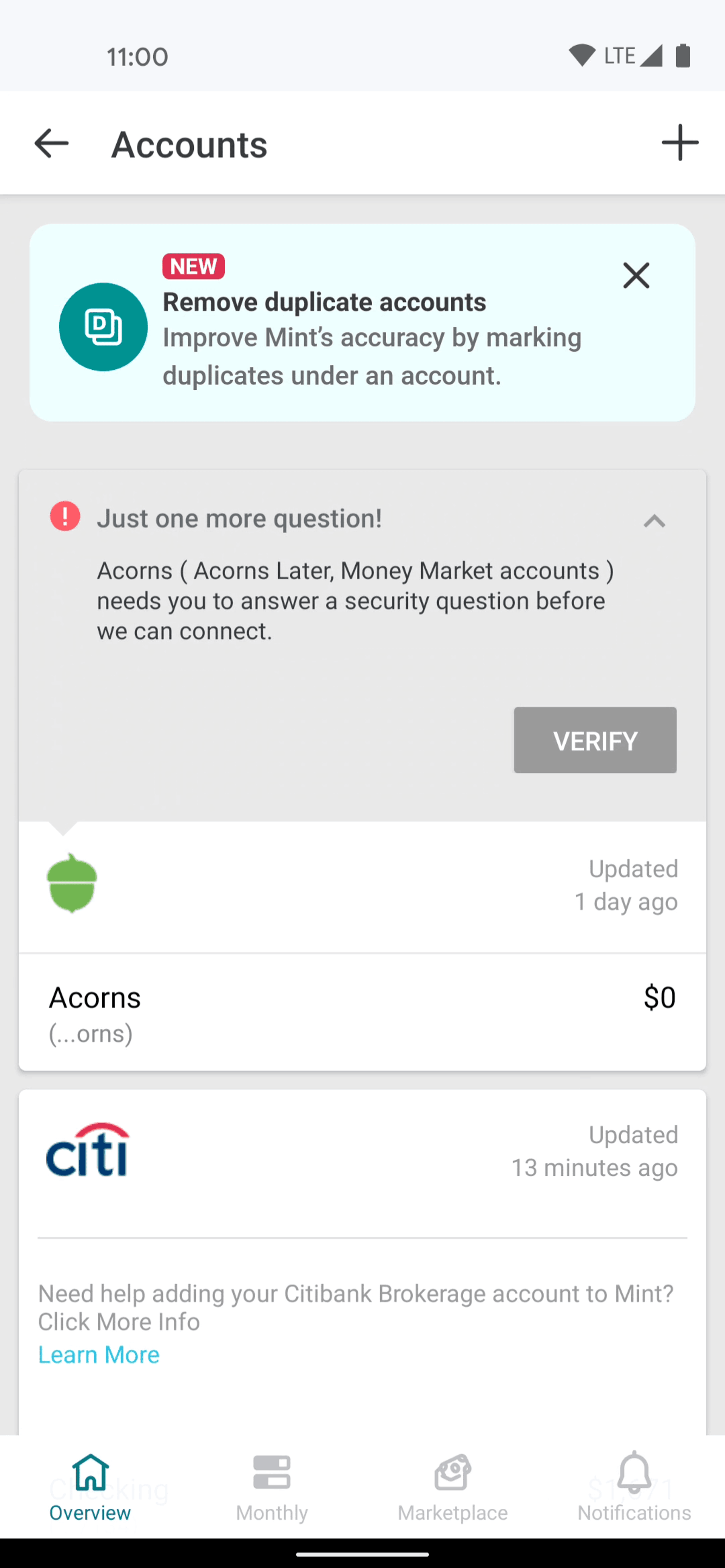 Mint Android Finance interface screenshot 15