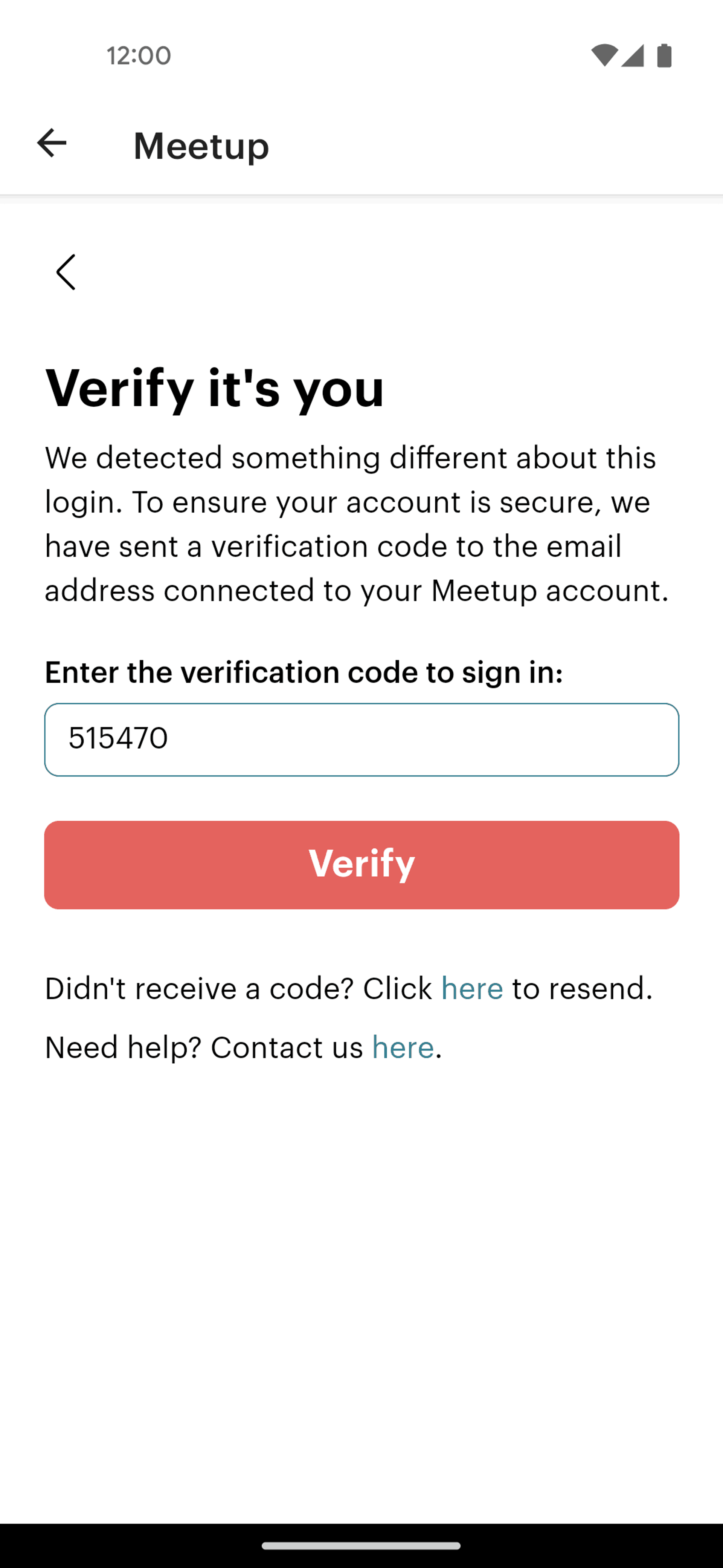 Meetup Android Social Networking interface screenshot 8