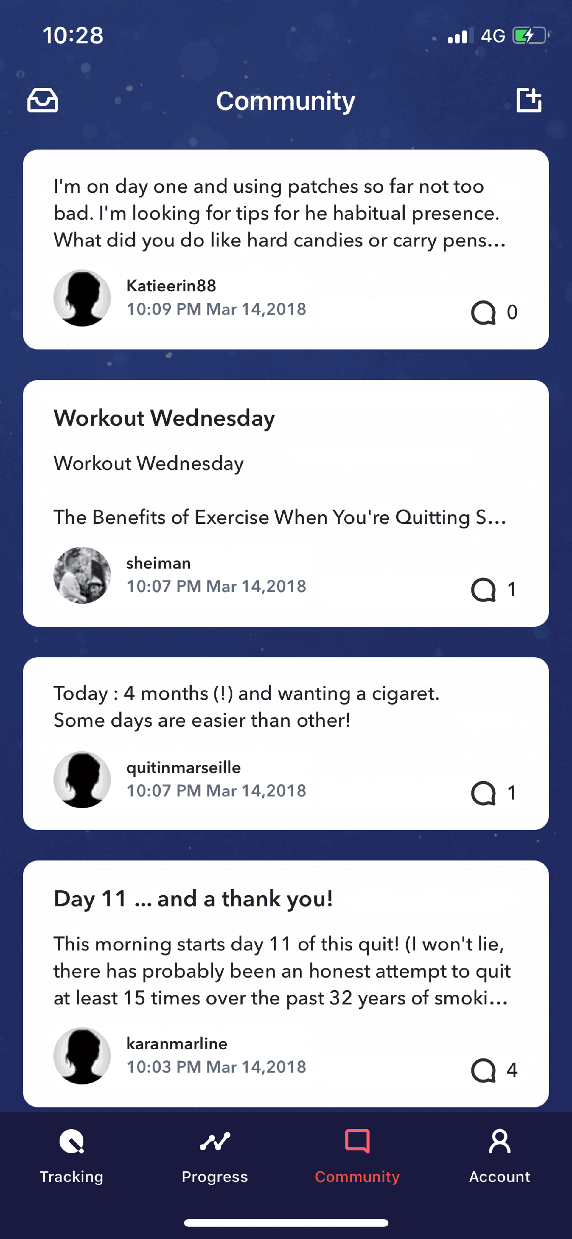 LIVESTRONG MyQuit Coach iOS Health & Fitness interface screenshot 16