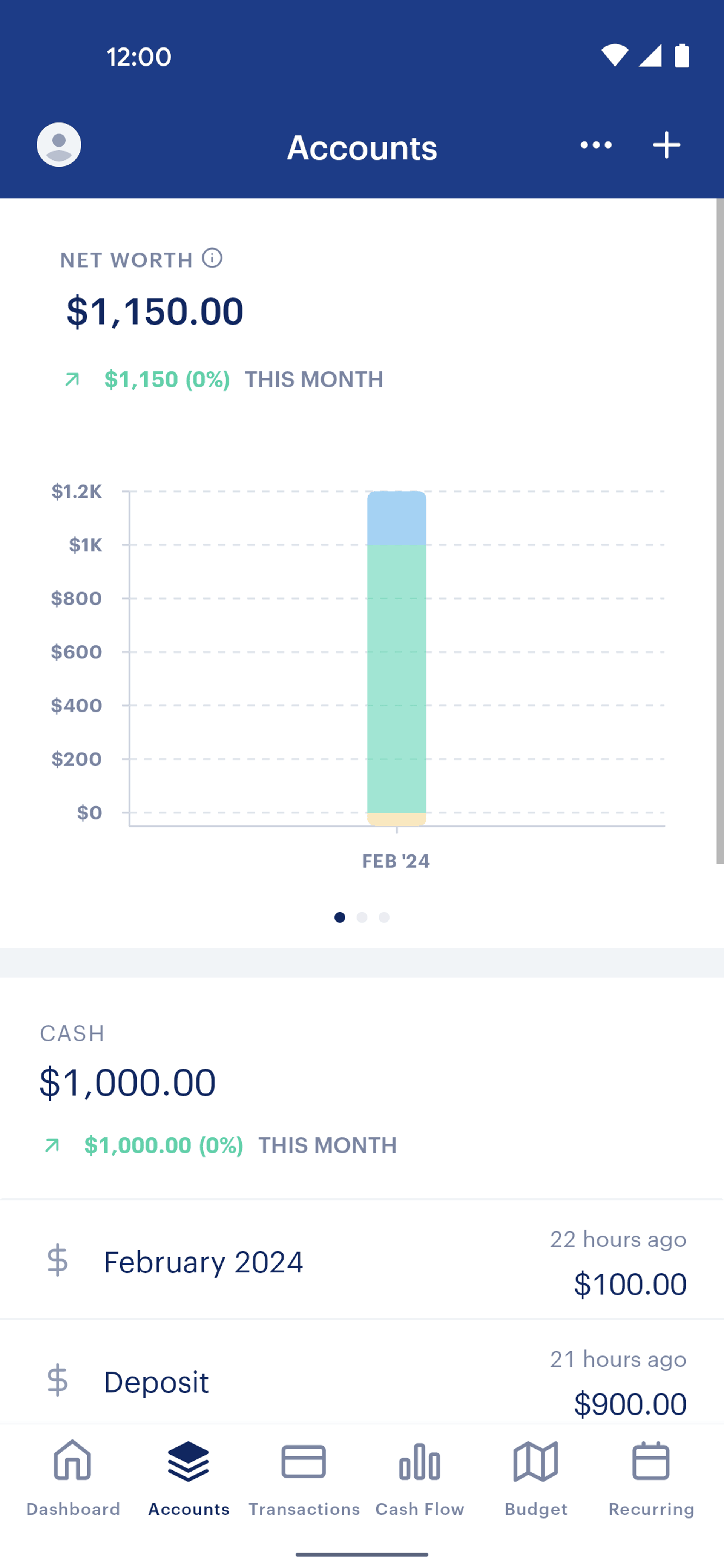 Monarch Android Finance interface screenshot 13