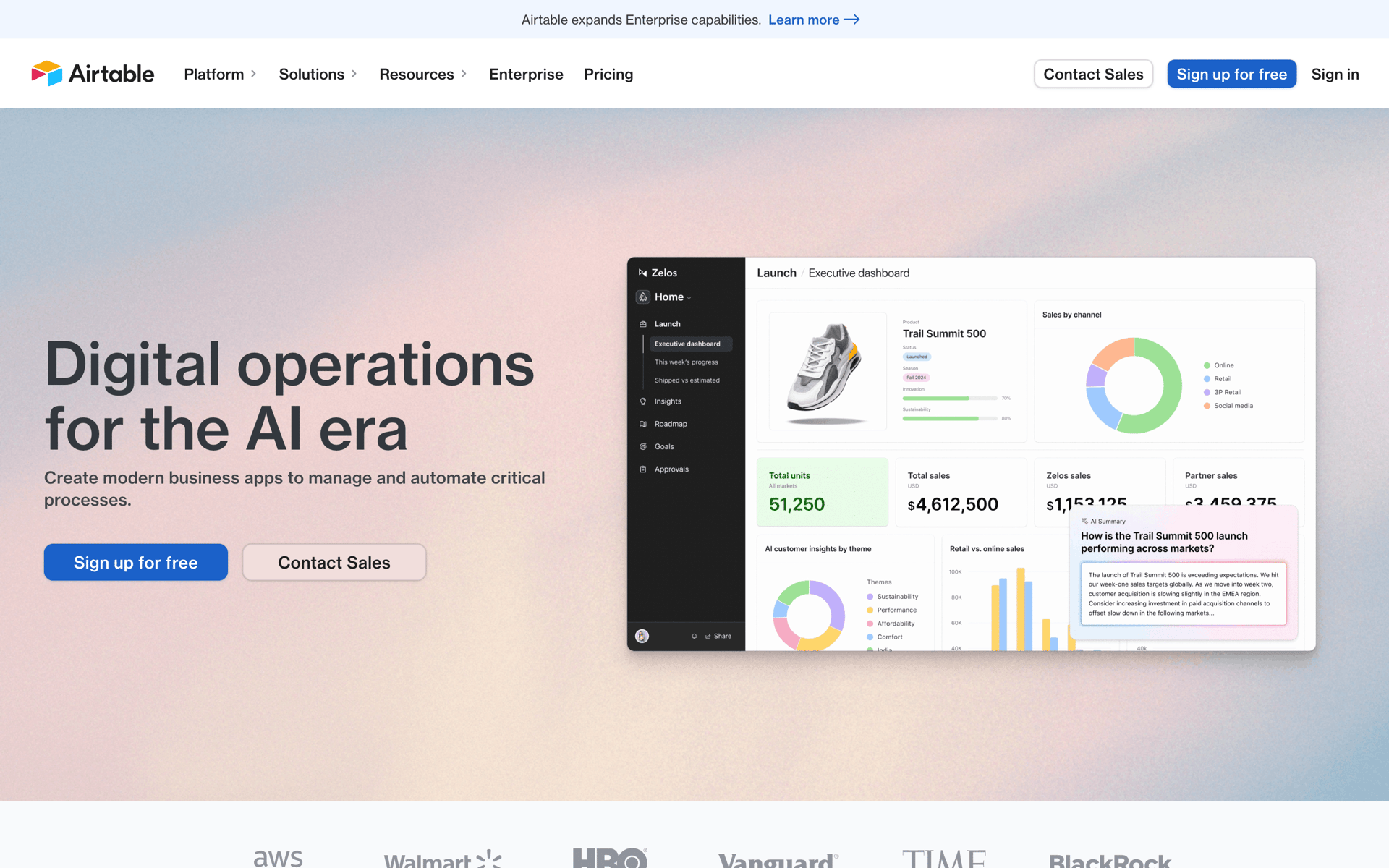 Airtable Web Business interface screenshot 1